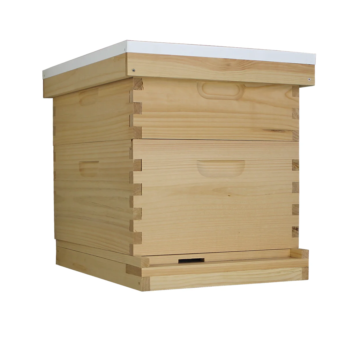 10-Frame Complete Beehive Kit – Fully Assembled (1 Deep & 1 Medium Box) Amish-Made with Frames & Wax-Coated Foundations | Weeks Honey Farm