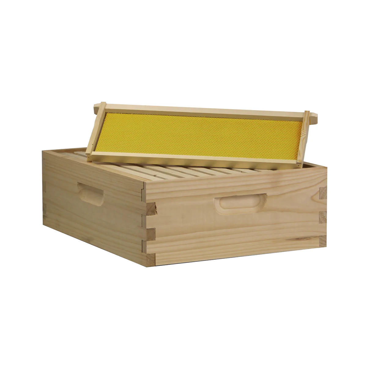 10-Frame Complete Beehive Kit – Fully Assembled Amish-Made with 2 Deep & 1 Medium Boxes, Frames & Wax-Coated Foundations | Weeks Honey Farm - Image 7