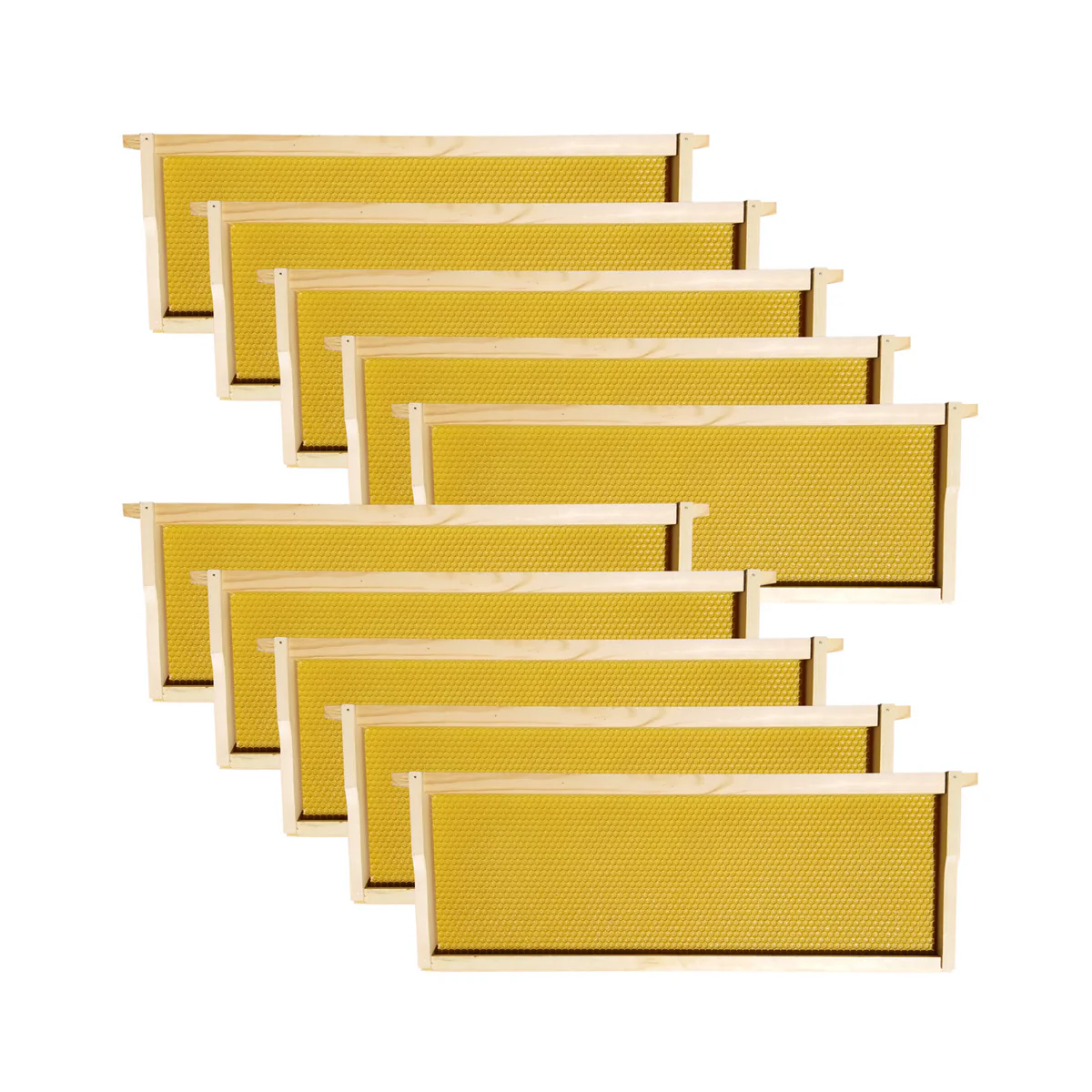 10-Frame Complete Beehive Kit – Fully Assembled Amish-Made with 2 Deep & 1 Medium Boxes, Frames & Wax-Coated Foundations | Weeks Honey Farm - Image 8