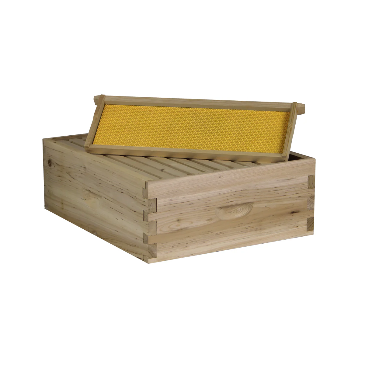 10-Frame Medium Honey Super Box | Unassembled w/ Frames | Weeks Honey Farm