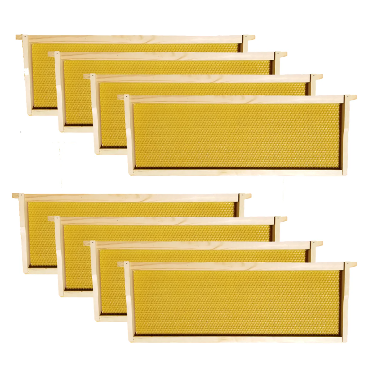 8 Frame Complete Beehive Kit – Fully Assembled (1 Deep & 1 Medium Boxes) Amish-Made with Frames & Wax-Coated Foundations | Weeks Honey Farm - Image 8
