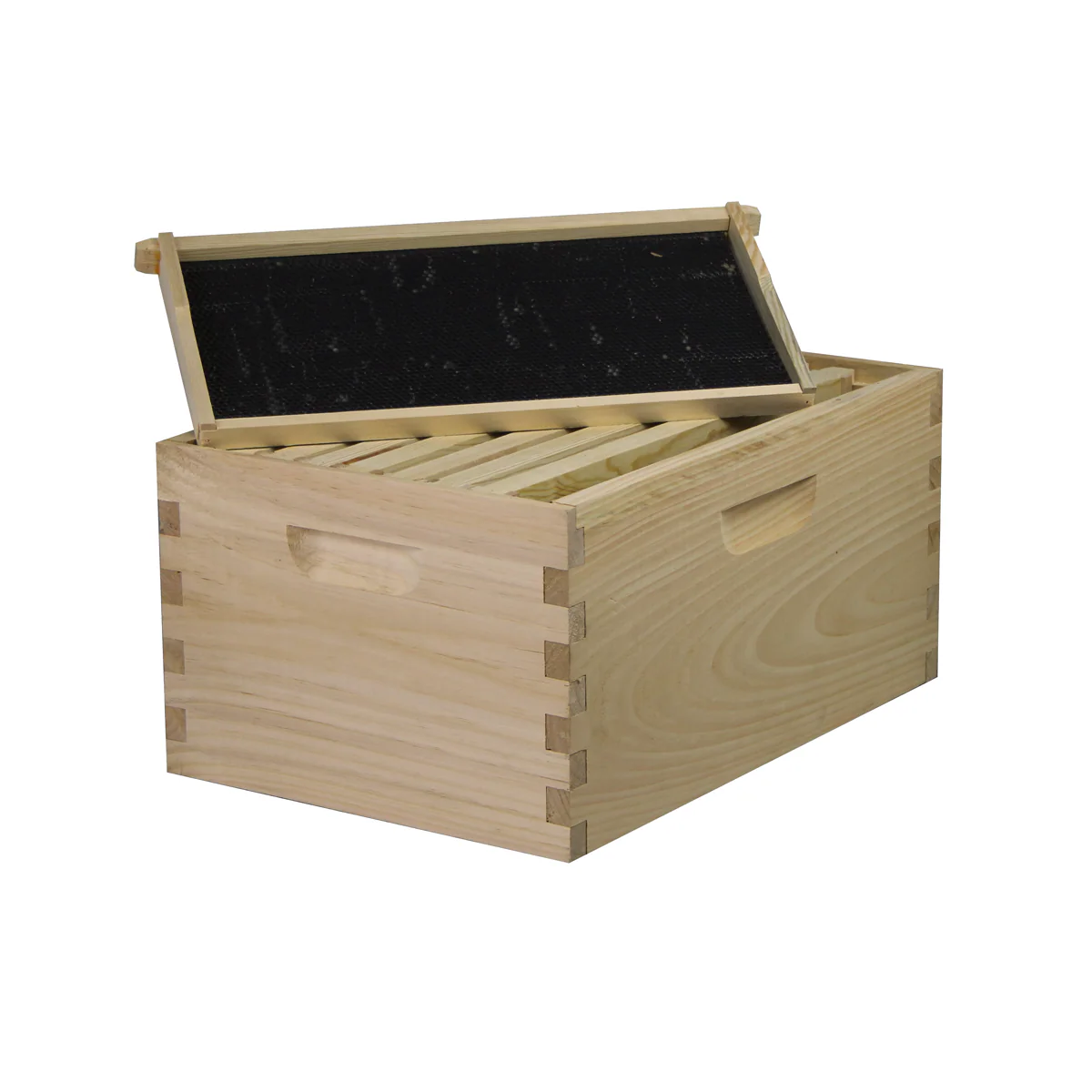8 Frame Complete Beehive Kit – Fully Assembled & Painted (1 Deep Box) Amish-Made with Frames & Wax-Coated Foundations | Weeks Honey Farm - Image 3
