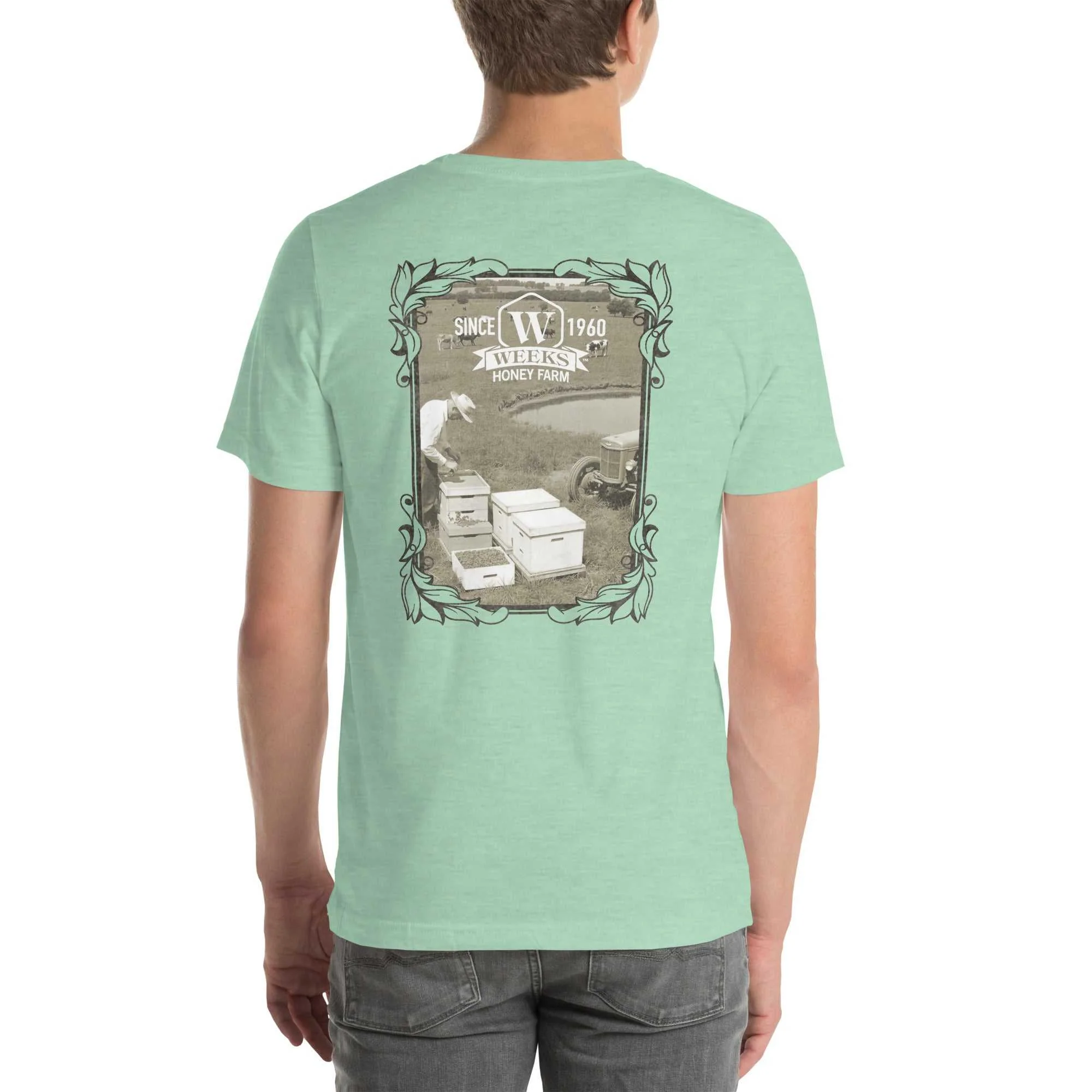 A Farmer and His Bees, 1960 Soft Fit Unisex t-shirt - Image 14