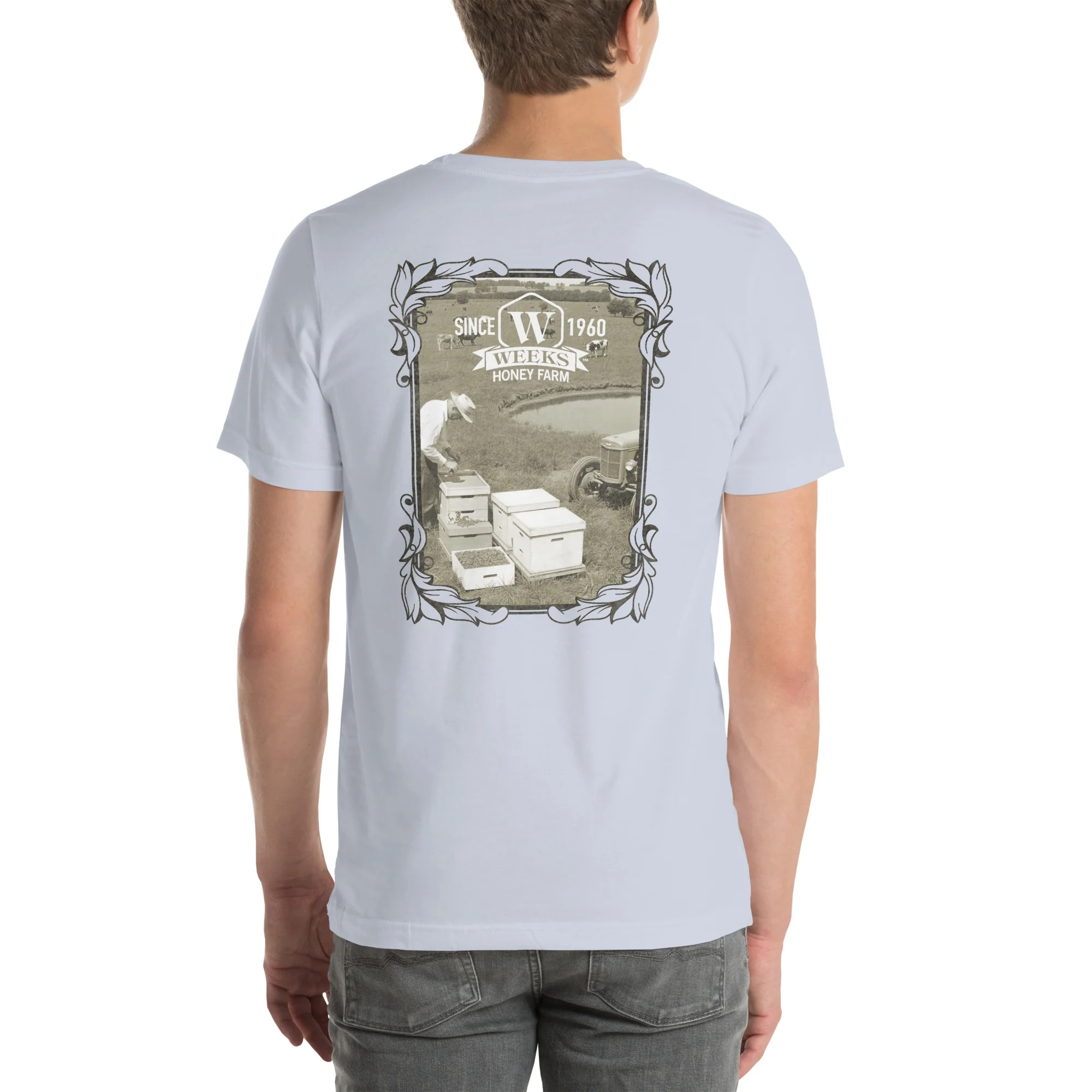 A Farmer and His Bees, 1960 Soft Fit Unisex t-shirt - Image 32