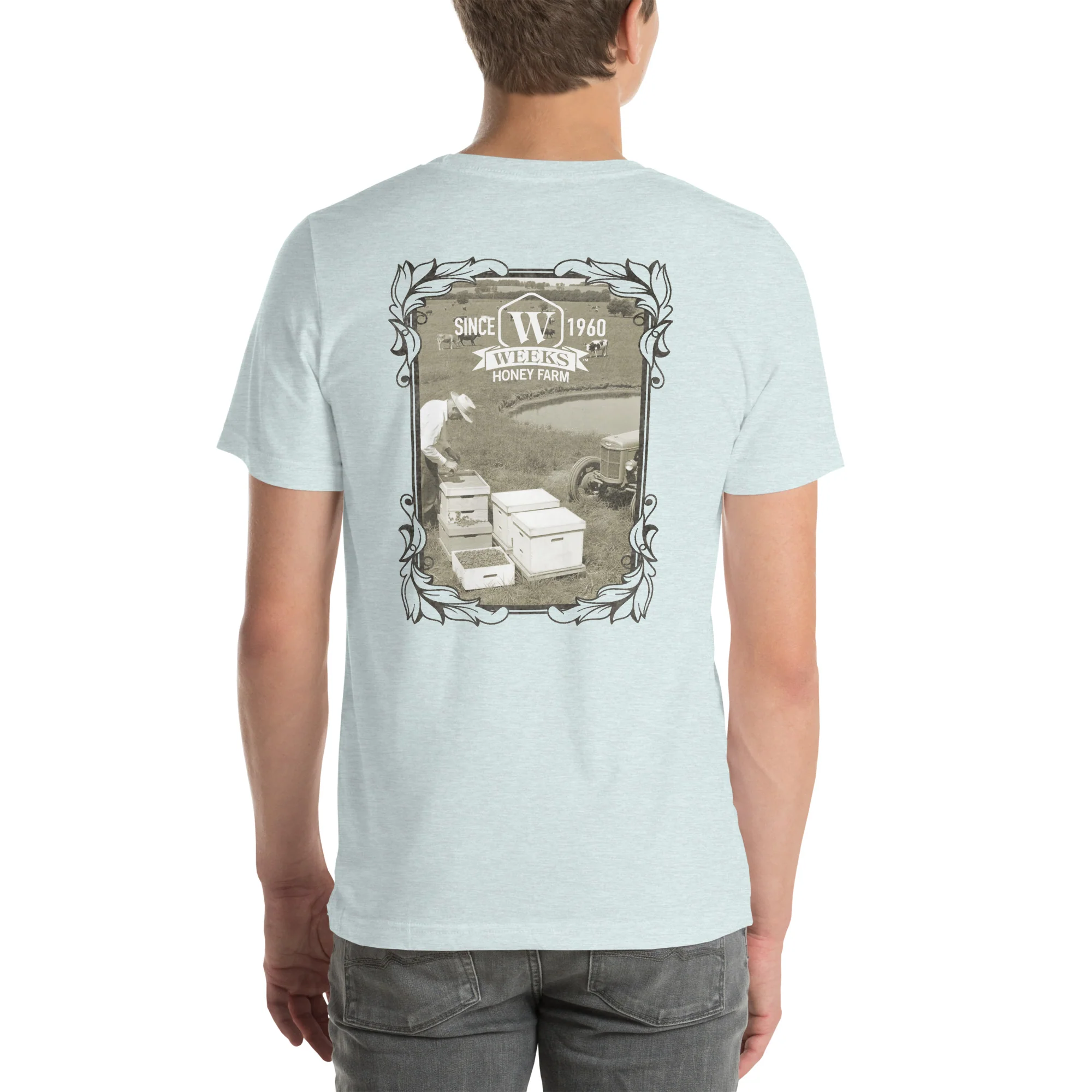 A Farmer and His Bees, 1960 Soft Fit Unisex t-shirt - Image 44