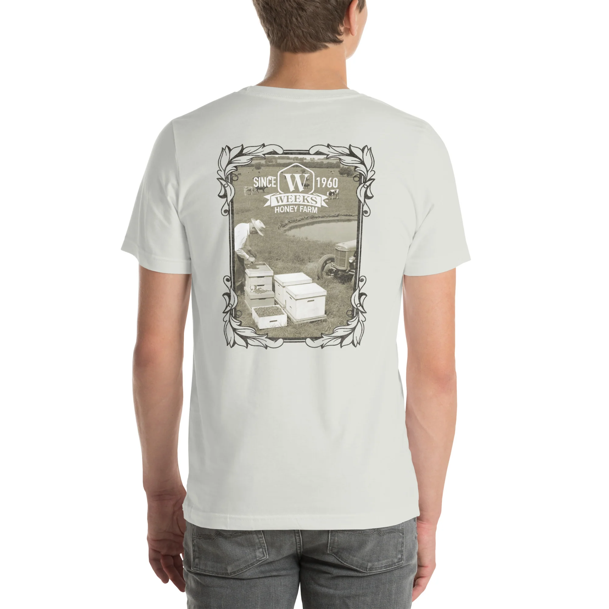 A Farmer and His Bees, 1960 Soft Fit Unisex t-shirt - Image 50