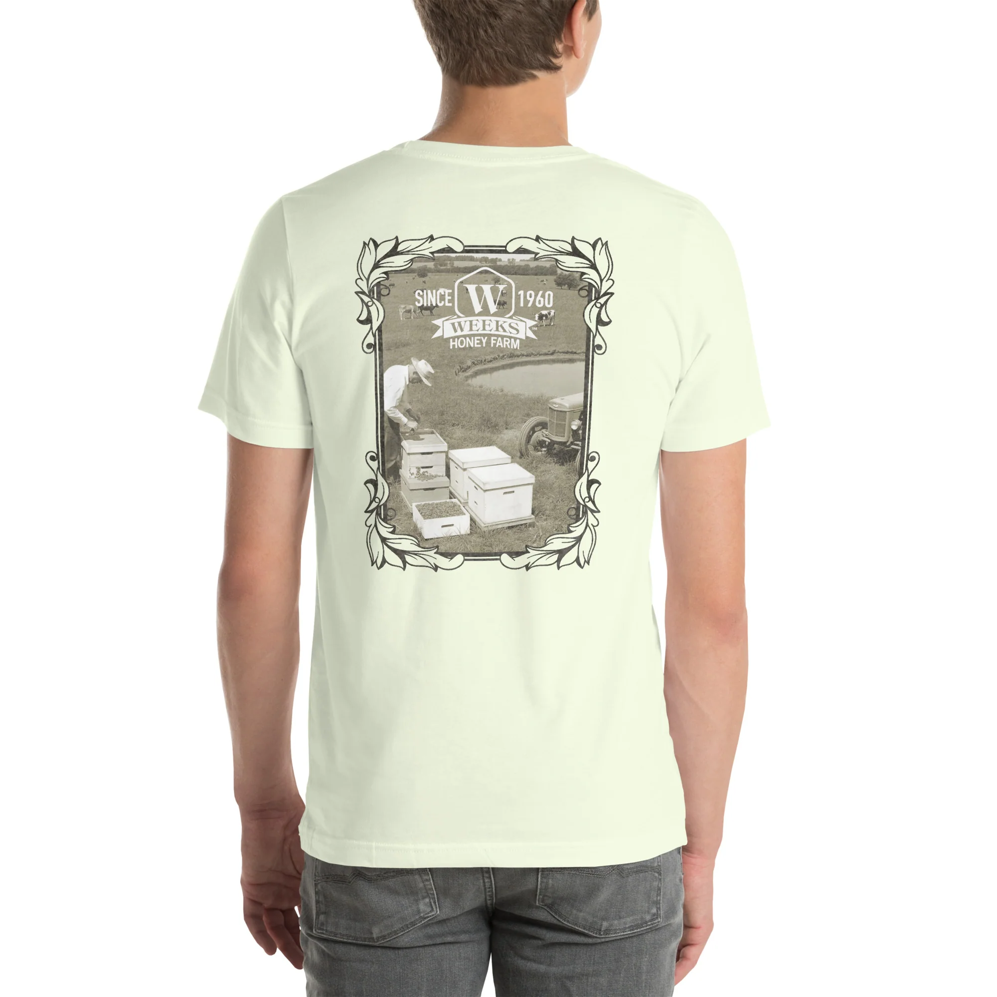 A Farmer and His Bees, 1960 Soft Fit Unisex t-shirt - Image 56