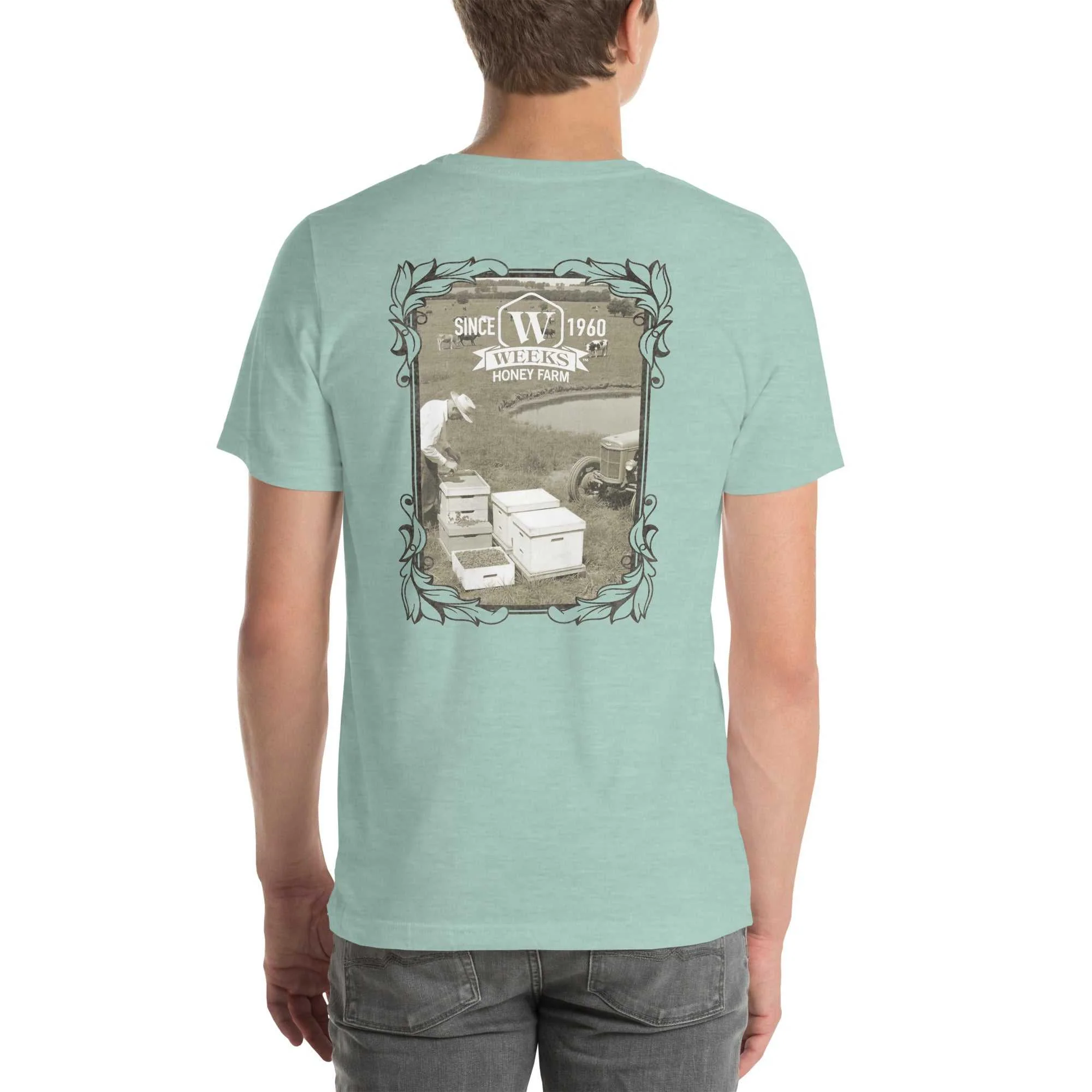 A Farmer and His Bees, 1960 Soft Fit Unisex t-shirt - Image 8