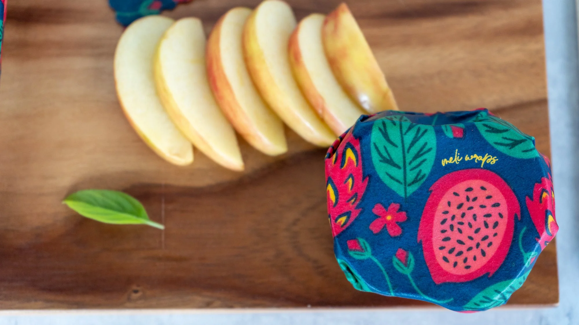 Beeswax Food Wrap - Dragonfruit Print - Image 9