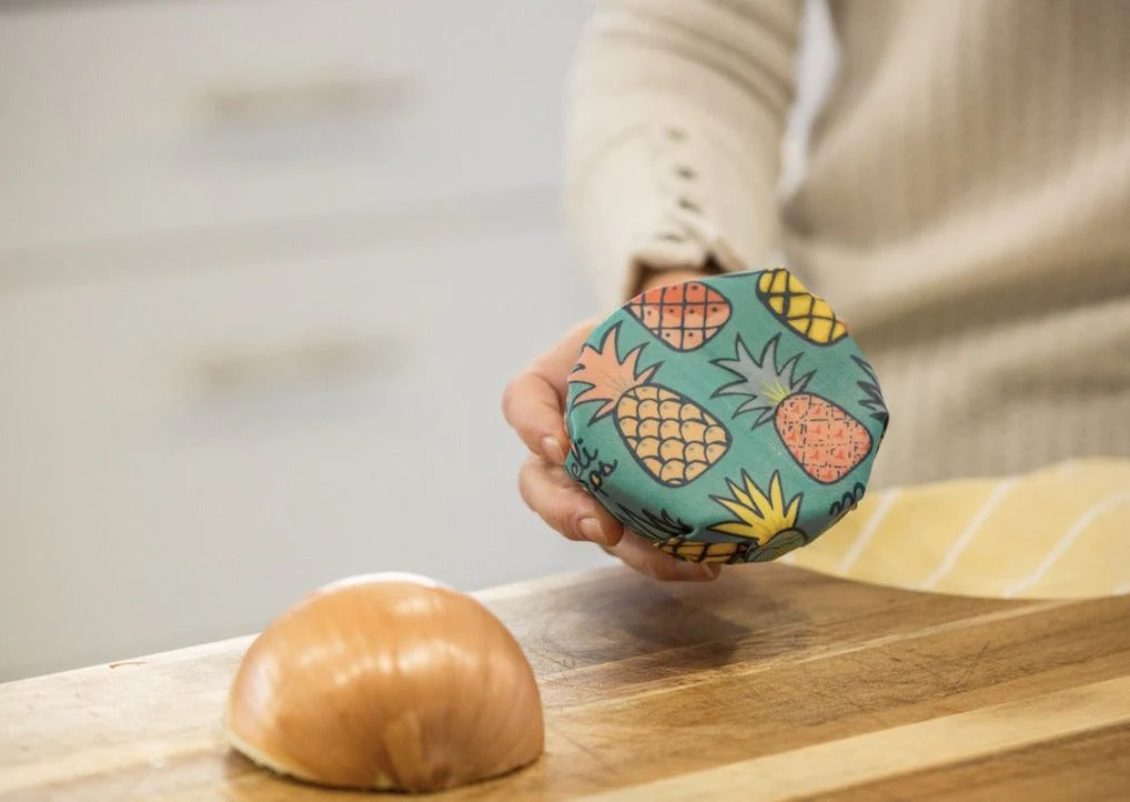 Beeswax Food Wrap - Pineapple Print - Image 6