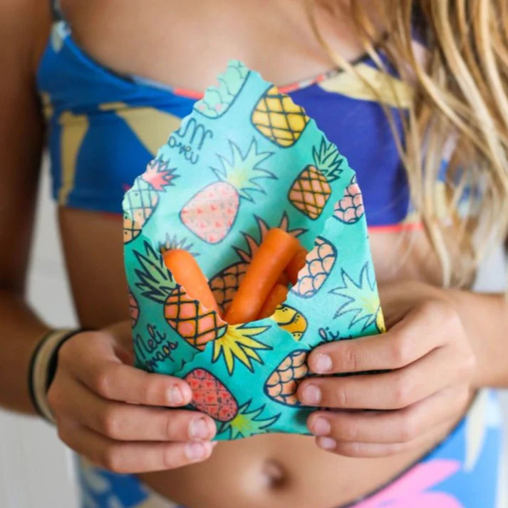Beeswax Wrap Bulk Roll - Pineapple Print - Image 3