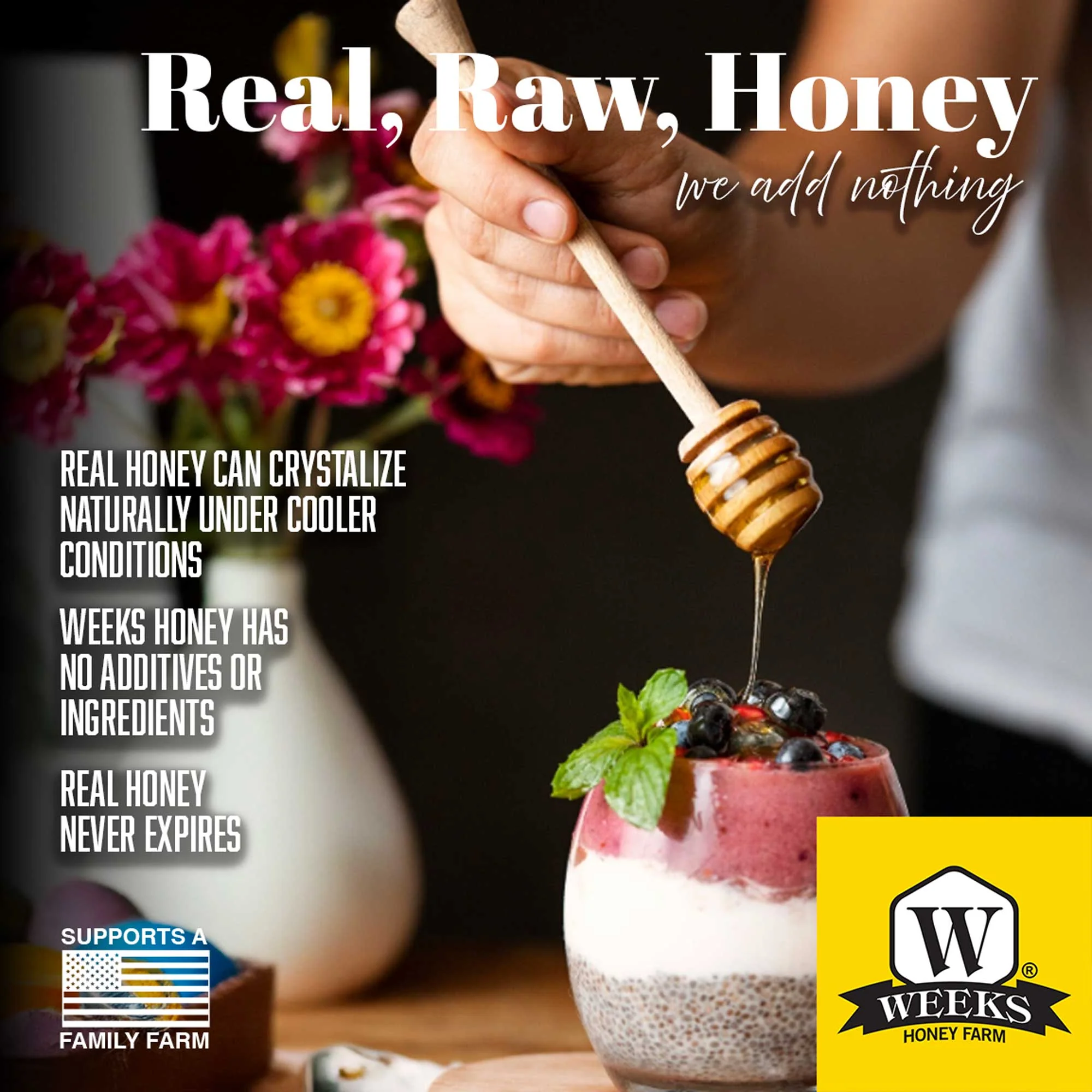 South Georgia Raw Blackberry Honey - Pure, Local, Mono-Floral Raw Honey - Image 4