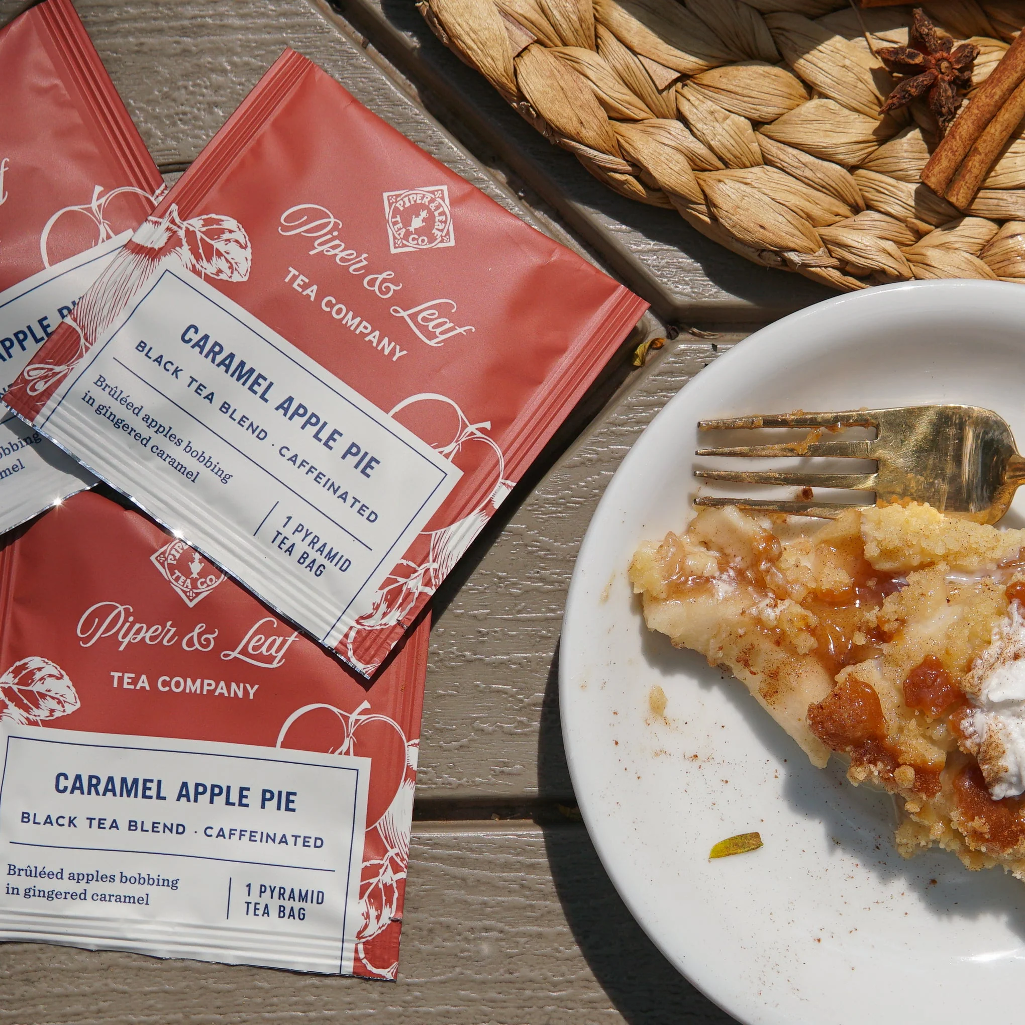 Caramel Apple Pie Case of Individually Wrapped Tea Bags- 50ct - Image 2