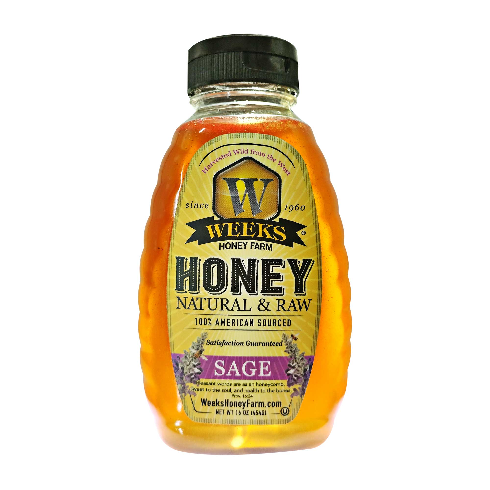 Raw Sage Honey | Rare California Wild Sage Blossom – Weeks Honey Farm - Image 4