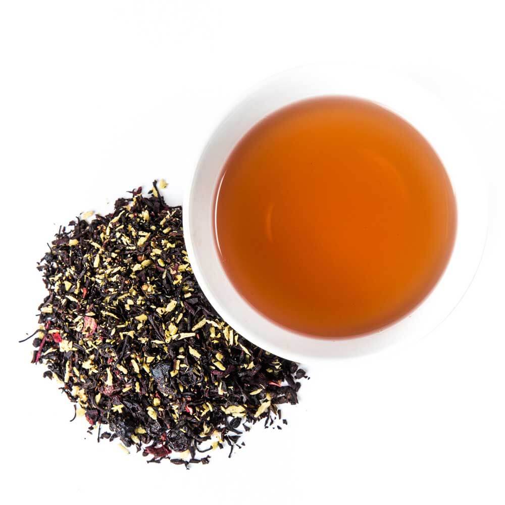 Cherry Christmas Glass Jar of Loose Leaf Tea - 30 Servings - Image 2