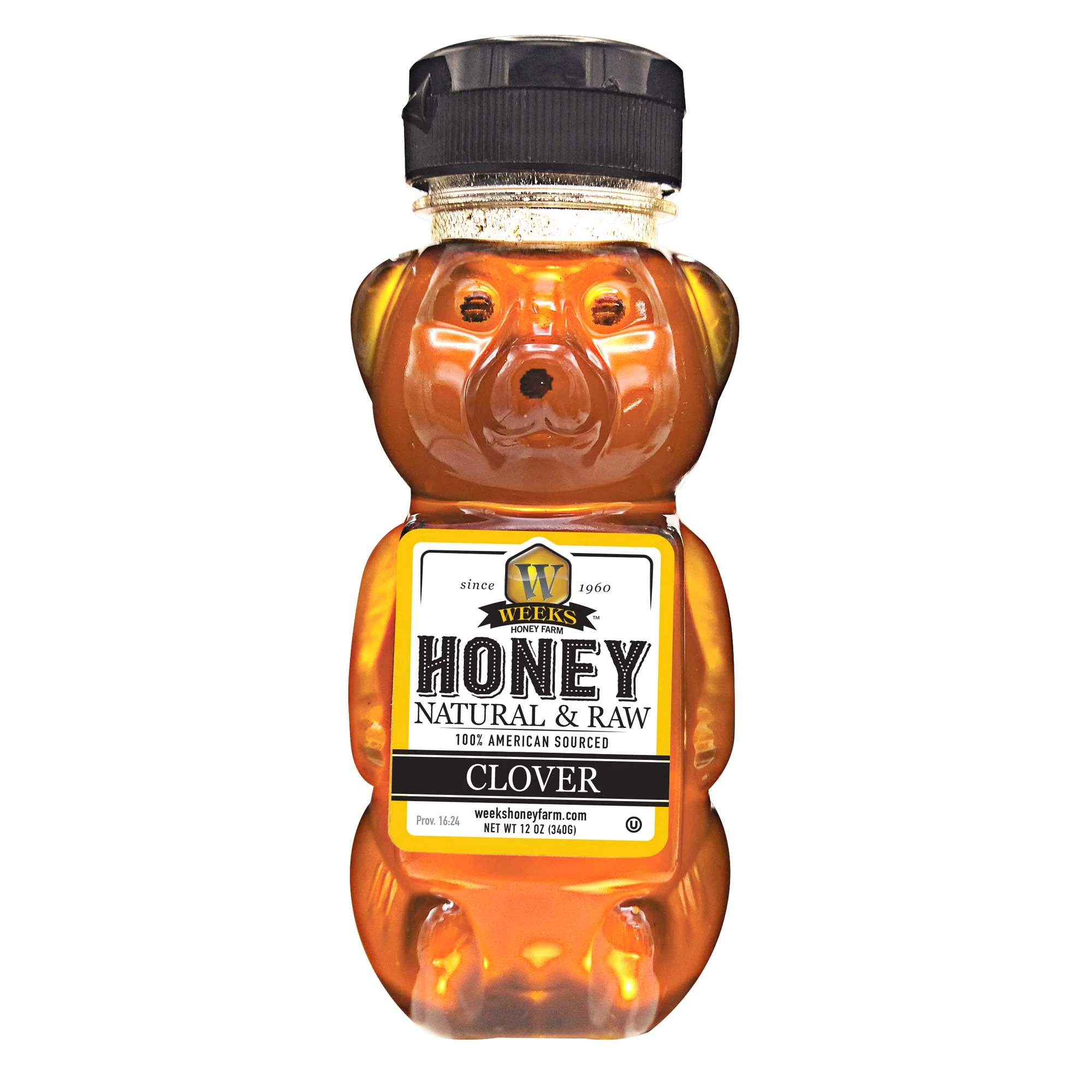 All-Natural Pure Raw Clover Honey - Sweet, Light, & Nutrient-Rich, No Additives, Sourced from American West Clover Fields - Image 4