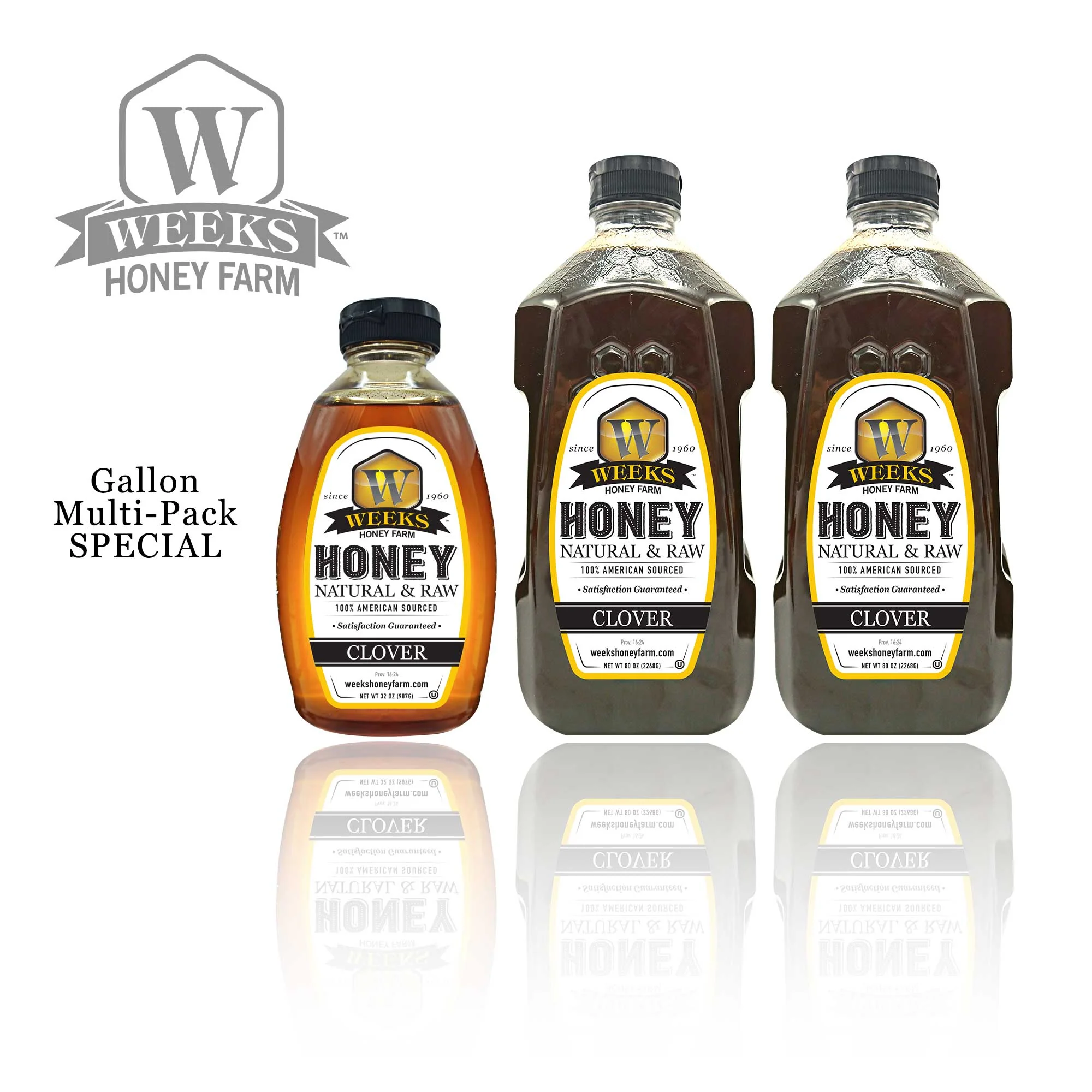 All-Natural Pure Raw Clover Honey - Sweet, Light, & Nutrient-Rich, No Additives, Sourced from American West Clover Fields - Image 8