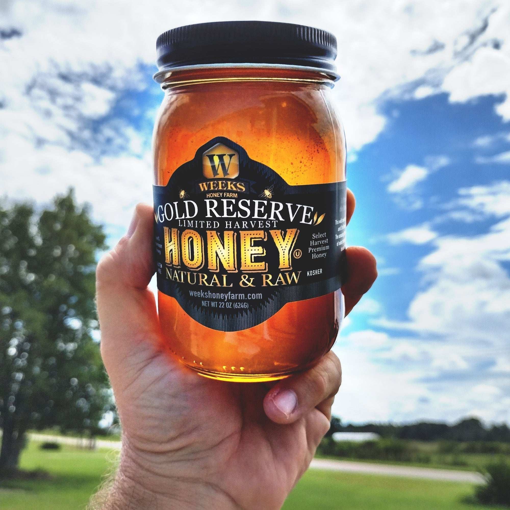 Weeks Raw Gold Reserve Honey, Special Edition- Unfiltered Natural Honey from Georgia - Image 4