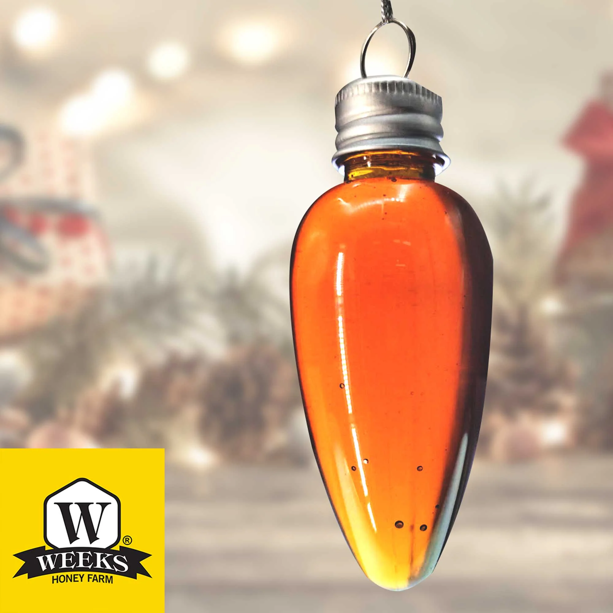 HO, HO, HONEY! Weeks Christmas Honey Ornaments; 3 oz - Image 4