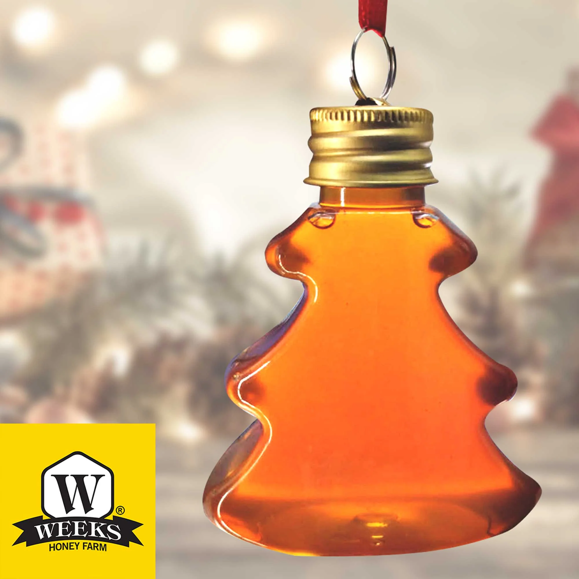 HO, HO, HONEY! Weeks Christmas Honey Ornaments; 3 oz - Image 5