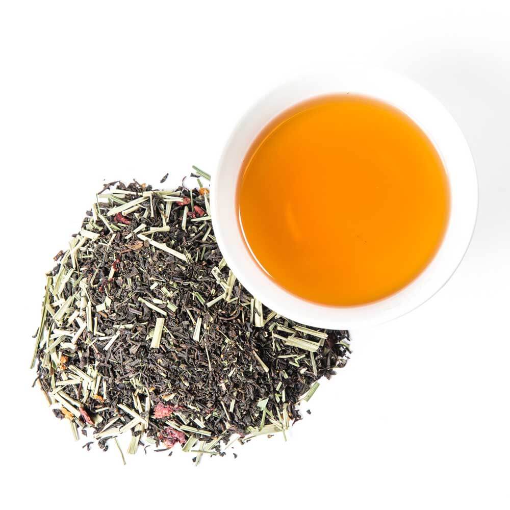 Lemon Berry Blush Glass Jar of Loose Leaf Tea - 30 Servings - Image 4