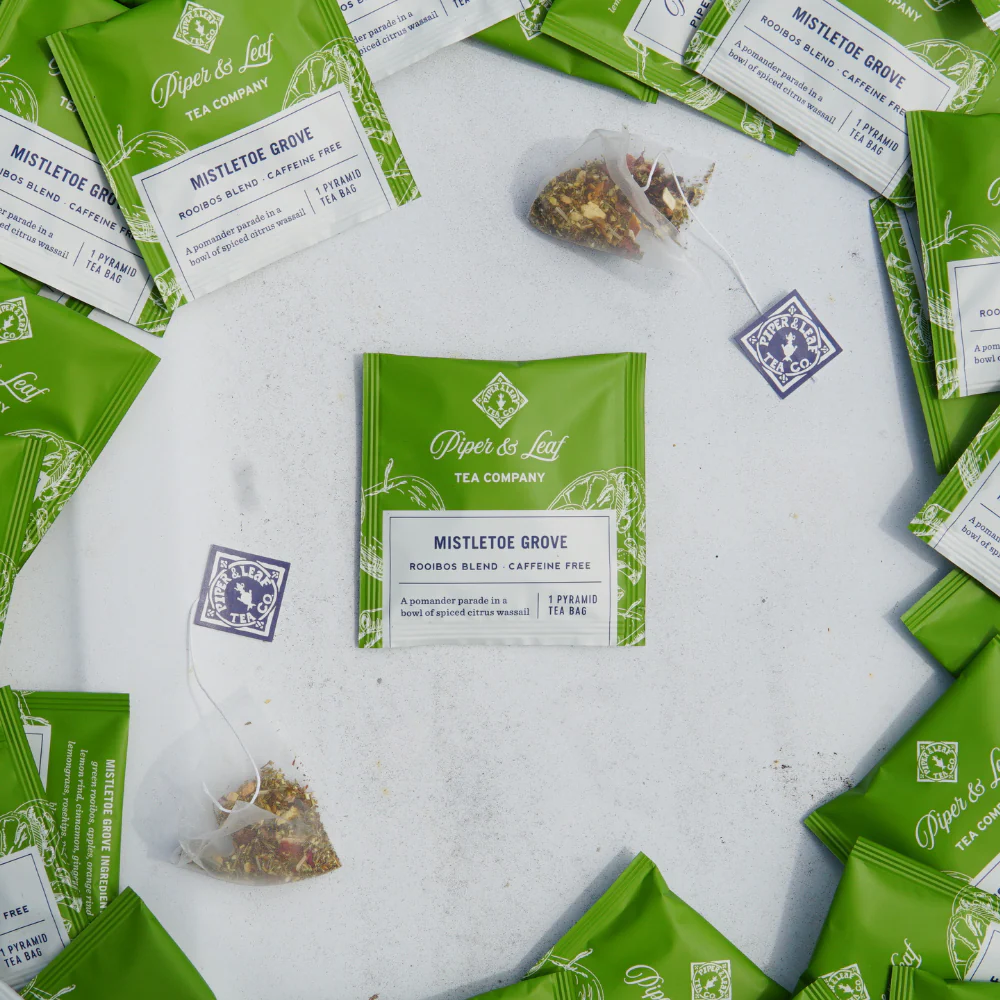 Mistletoe Grove Case of Individually Wrapped Tea Bags- 50ct