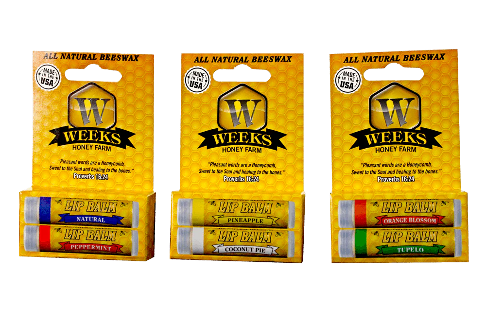 Natural Beeswax Lip Balms – Hydrating, All-Natural Moisturizer for Dry Lips | Weeks Honey Farm - Image 3