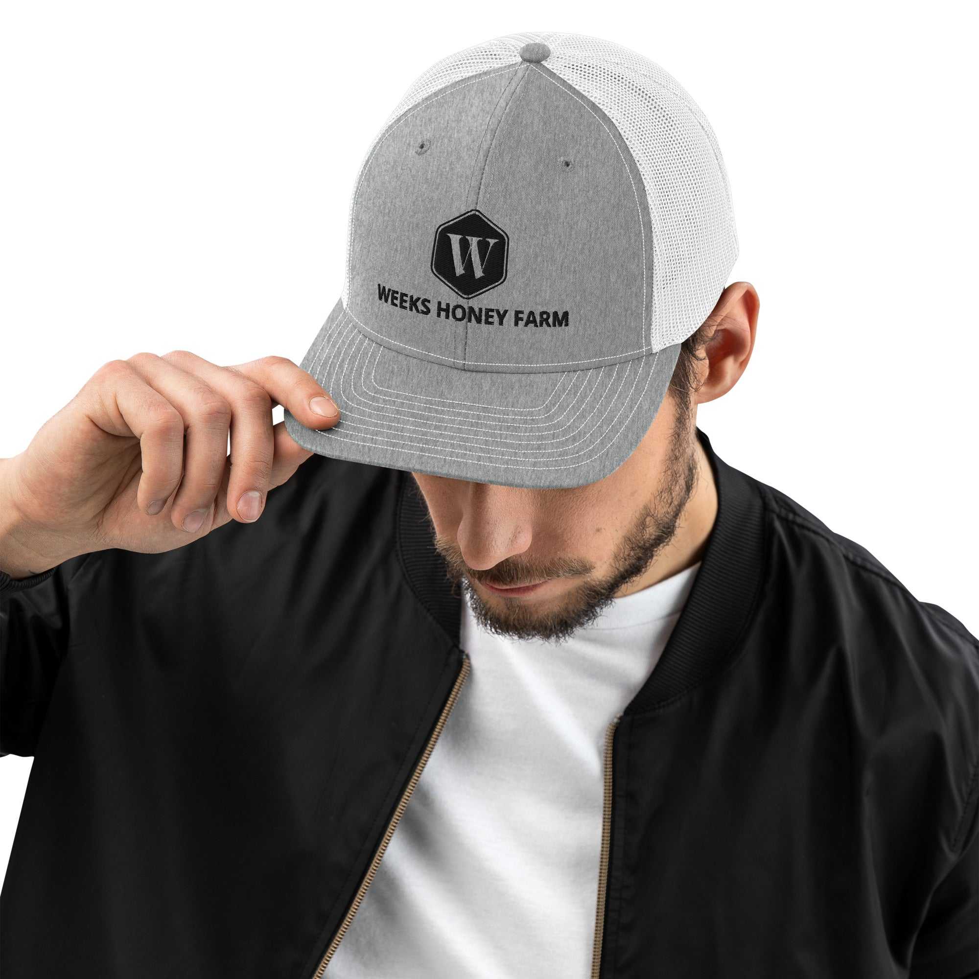 Official Weeks Honey Farm Trucker Cap - Image 4