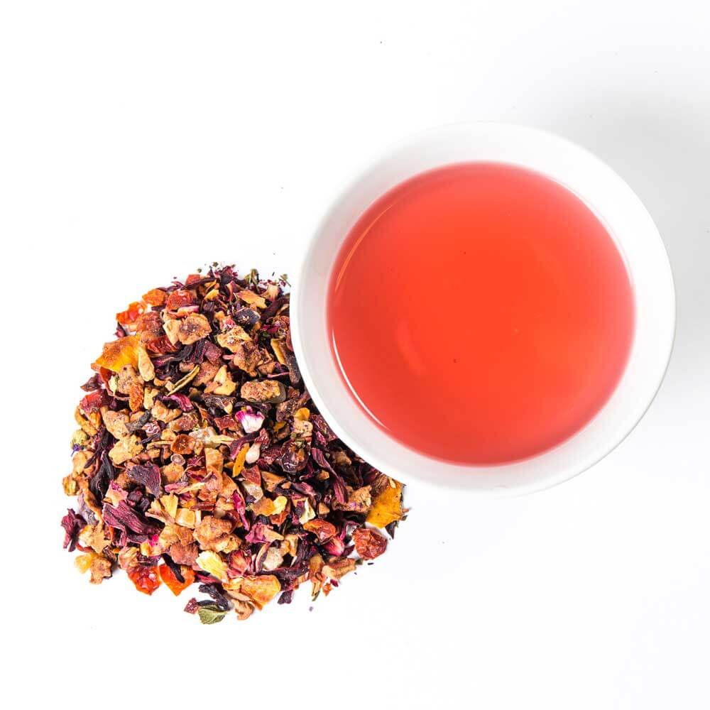 Orchard Peach Muslin Bag of Loose Leaf Tea - 15 Servings - Image 4