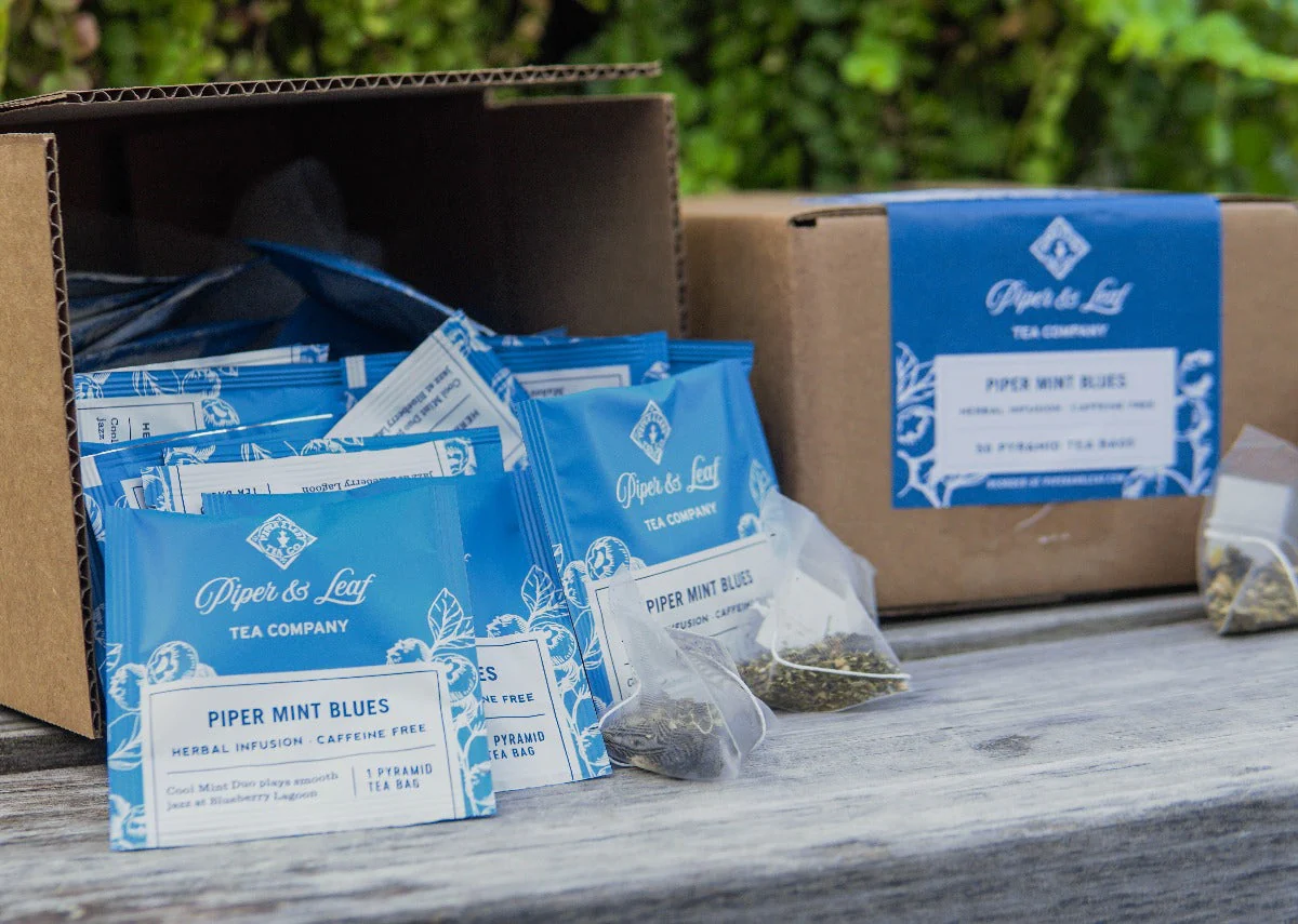 Piper Mint Blues Case of Individually Wrapped Tea Bags- 50ct - Image 3