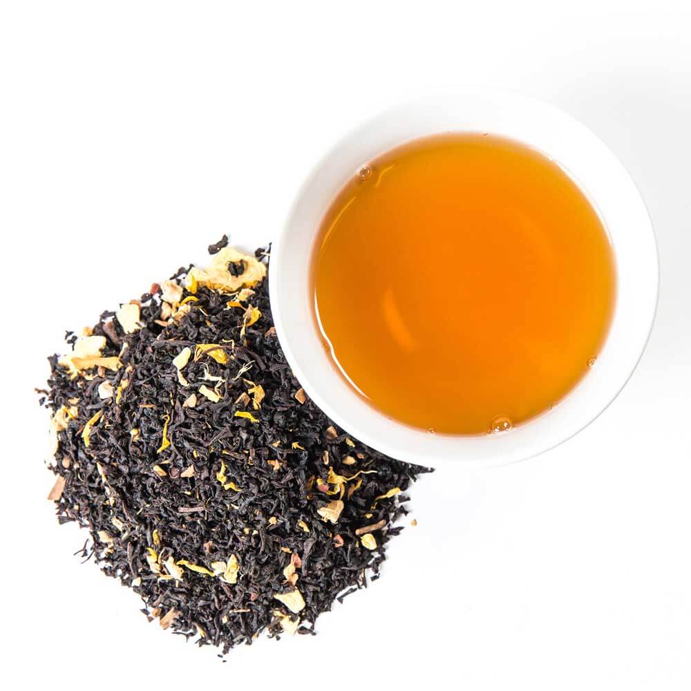 Pumpkin Moonshine Glass Jar of Loose Leaf Tea - 30 Servings - Image 2