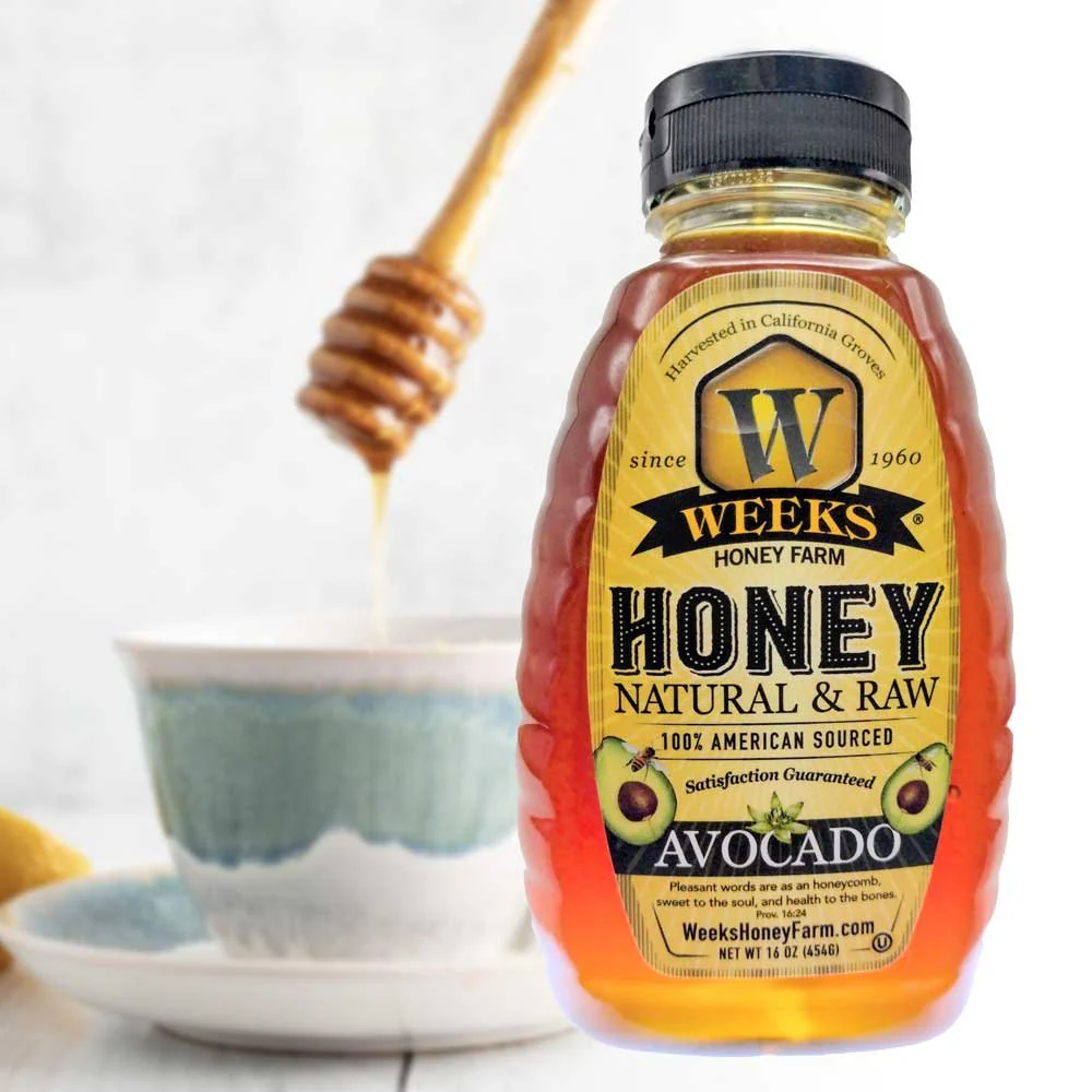 Rare Varietals Sampler - Buckwheat, Sage & Avocado Honey Collection (3x16 oz) - Image 4
