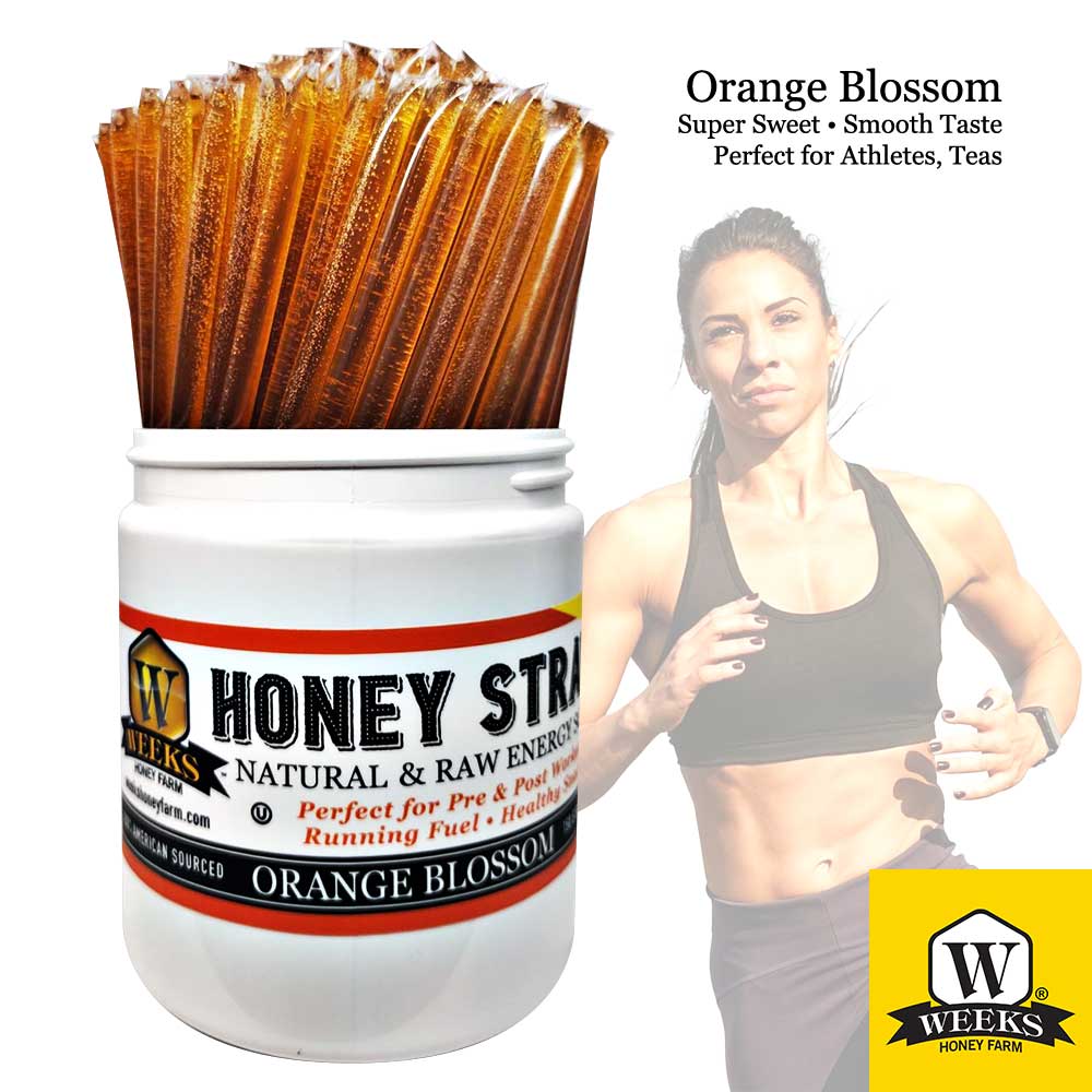 Raw Honey Straws | Orange Blossom, Wildflower Honey | Weeks Honey Farm - Image 3