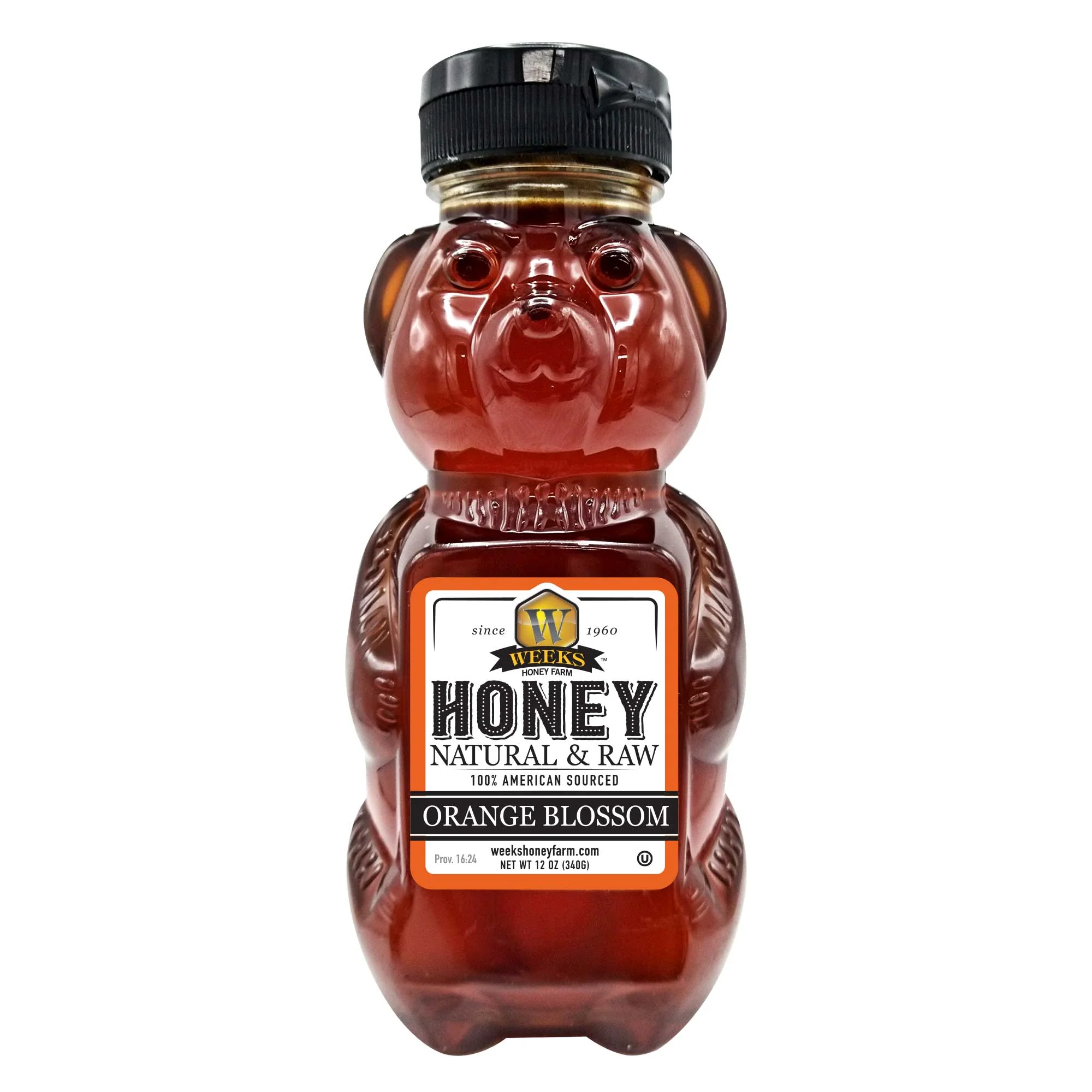 Pure Raw American Orange Blossom Honey - Unfiltered, All-Natural Citrus Sweetness - Image 3