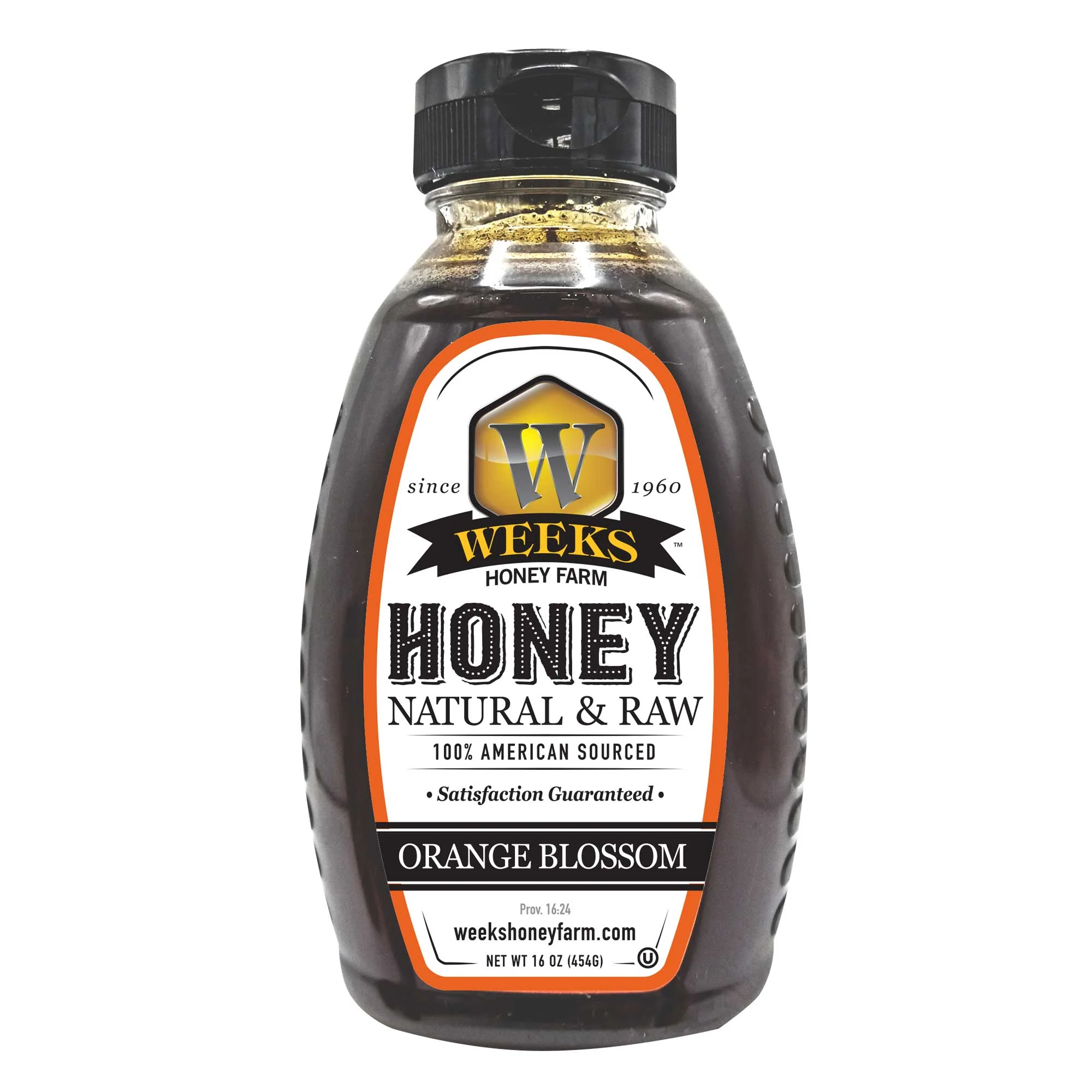 Pure Raw American Orange Blossom Honey - Unfiltered, All-Natural Citrus Sweetness - Image 4