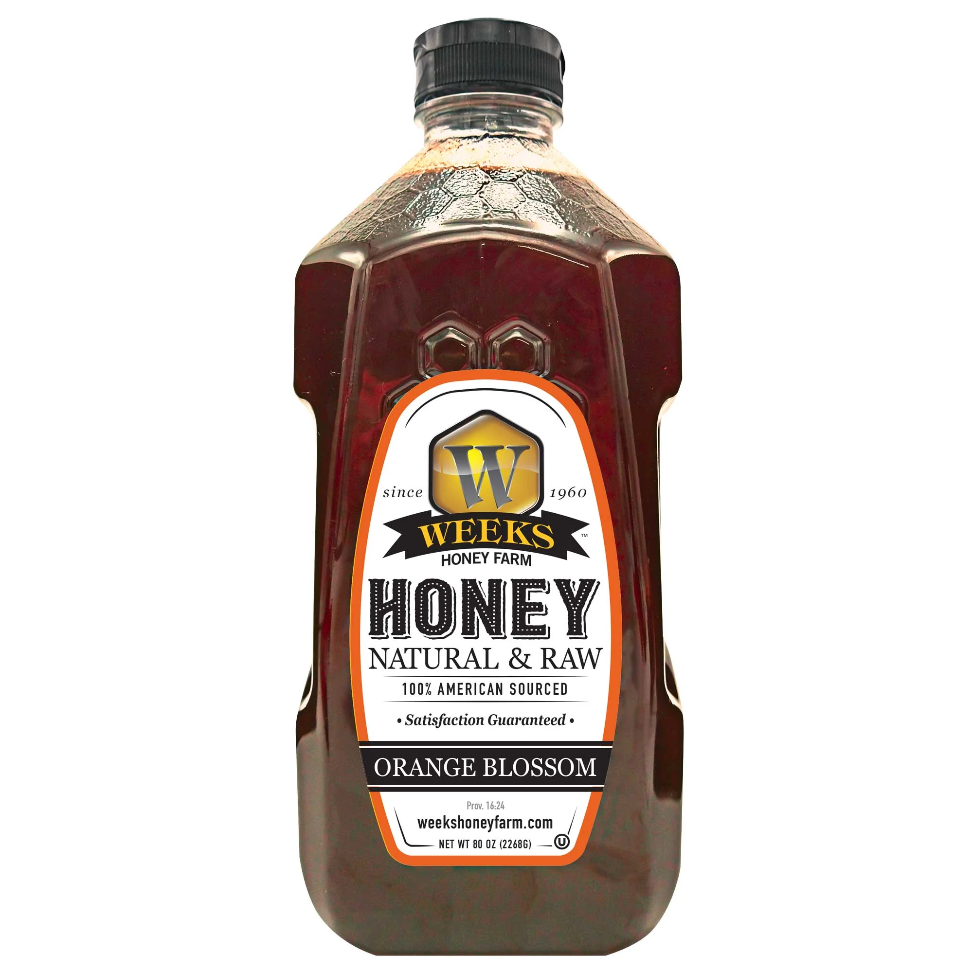 Pure Raw American Orange Blossom Honey - Unfiltered, All-Natural Citrus Sweetness - Image 8