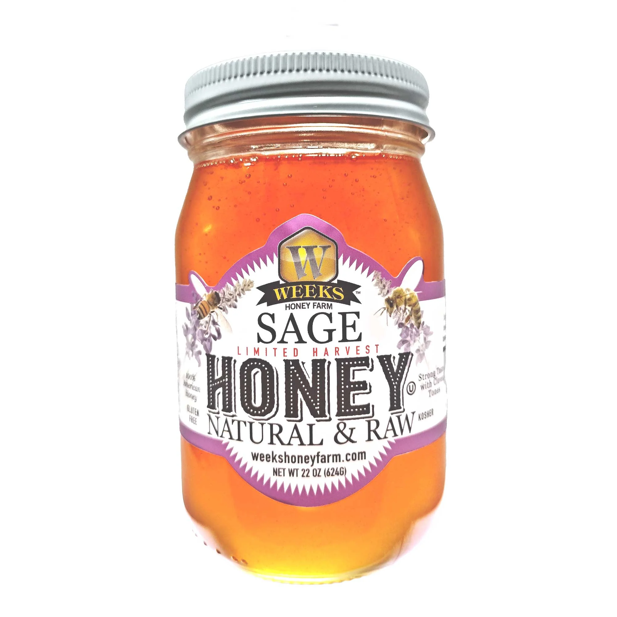Raw Sage Honey | Rare California Wild Sage Blossom – Weeks Honey Farm - Image 3