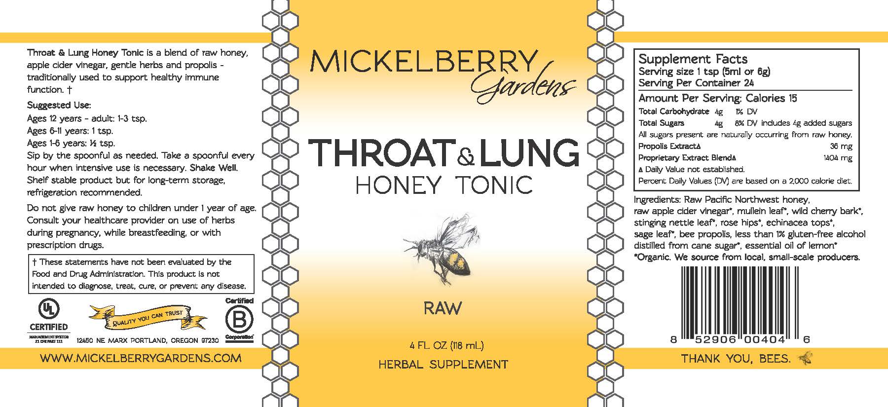Throat and Lung Honey Tonic - Image 12