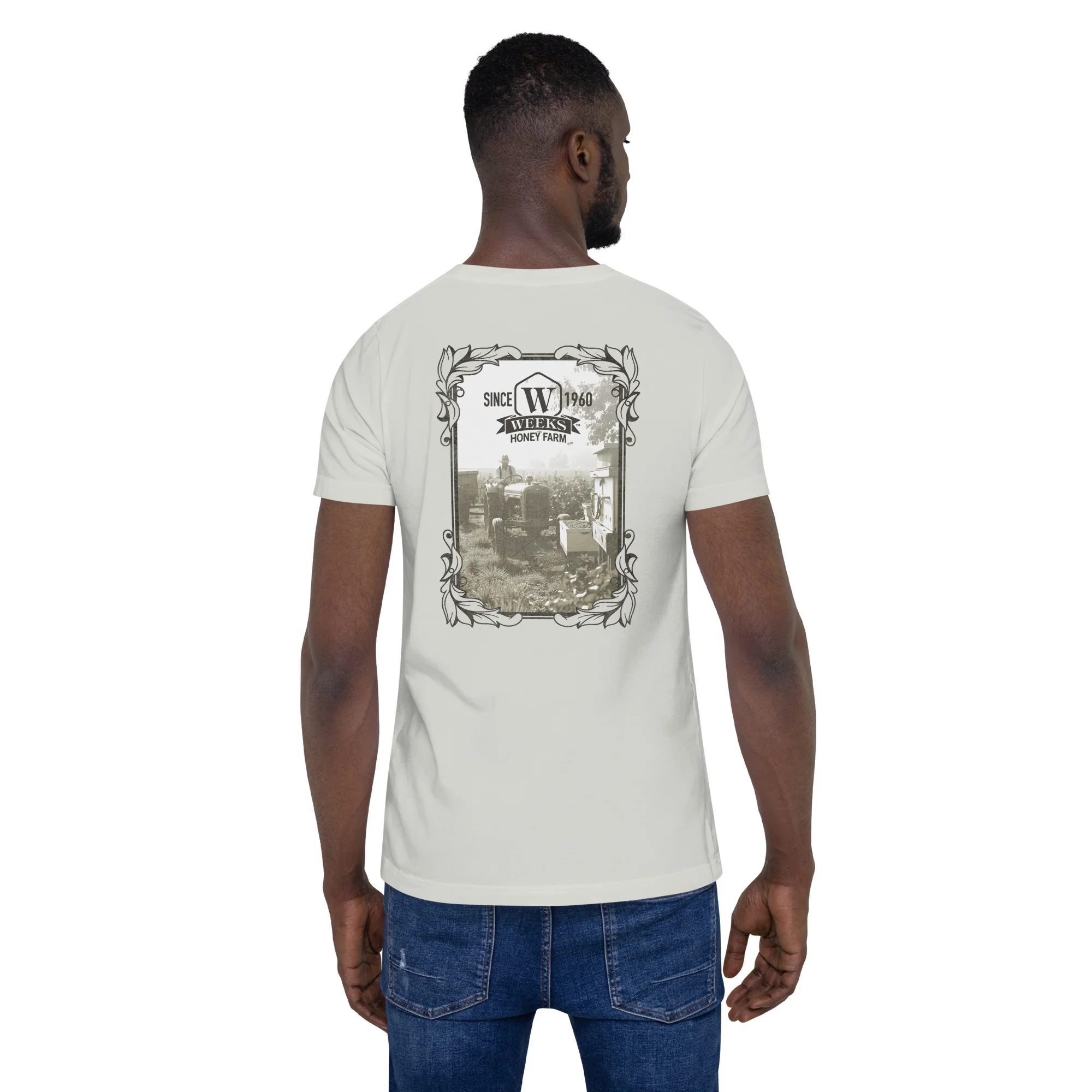 Tractor and Bee Boxes, 1960 Soft Fit Unisex t-shirt