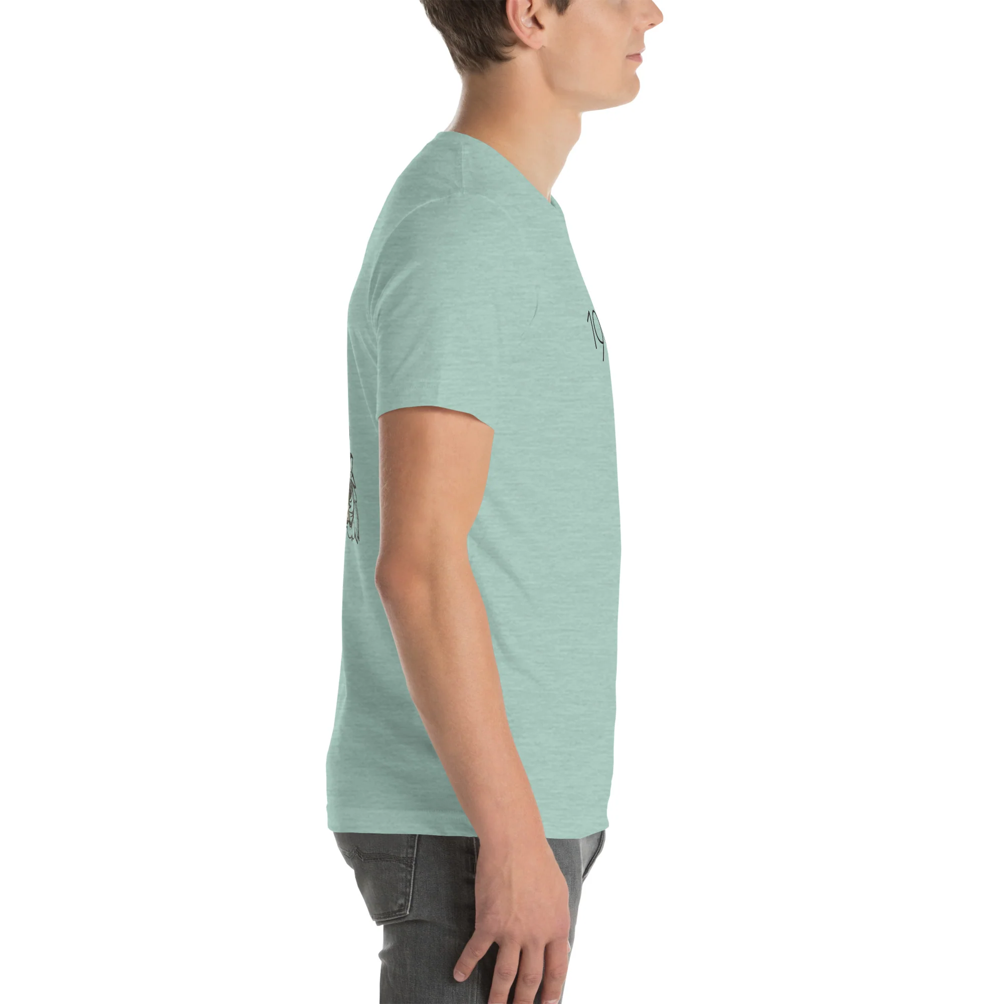 Tractor and Bee Boxes, 1960 Soft Fit Unisex t-shirt - Image 6