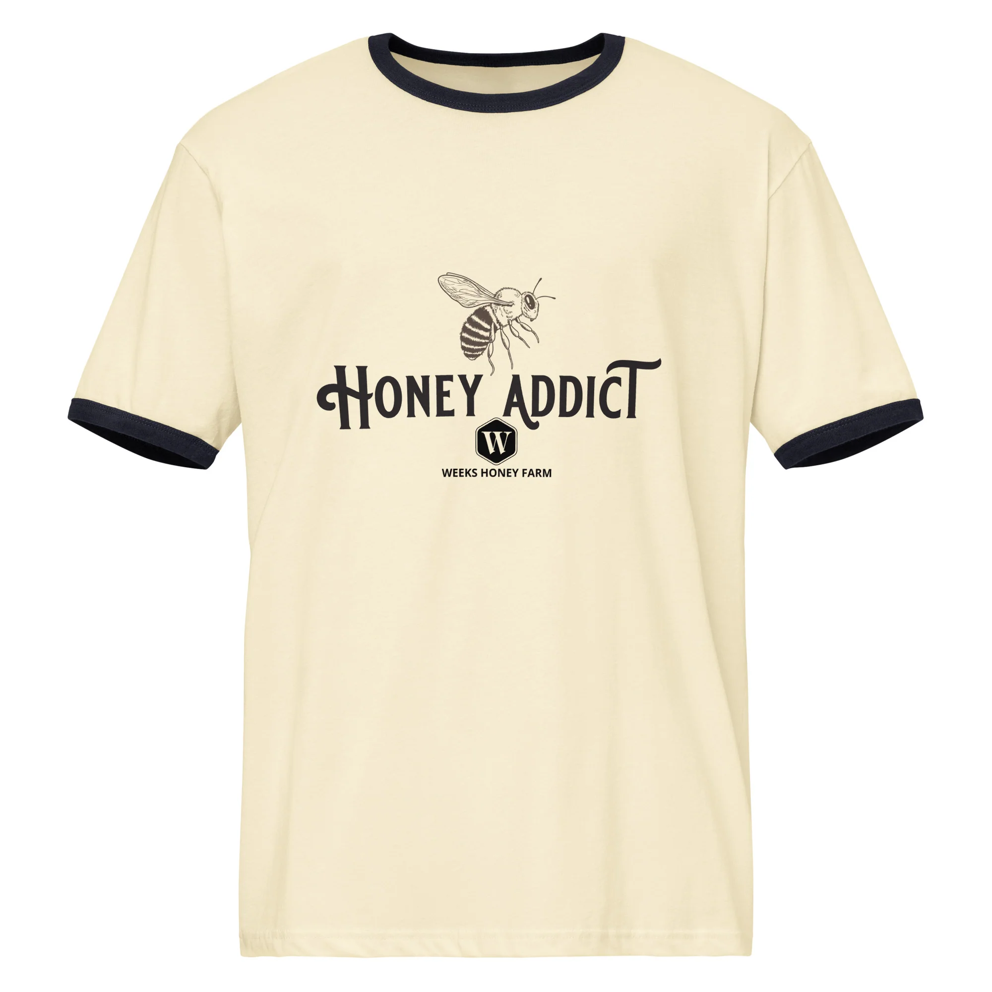 Honey Addict Soft Retro T-shirt is Perfect for Weekend Relaxing - Image 13