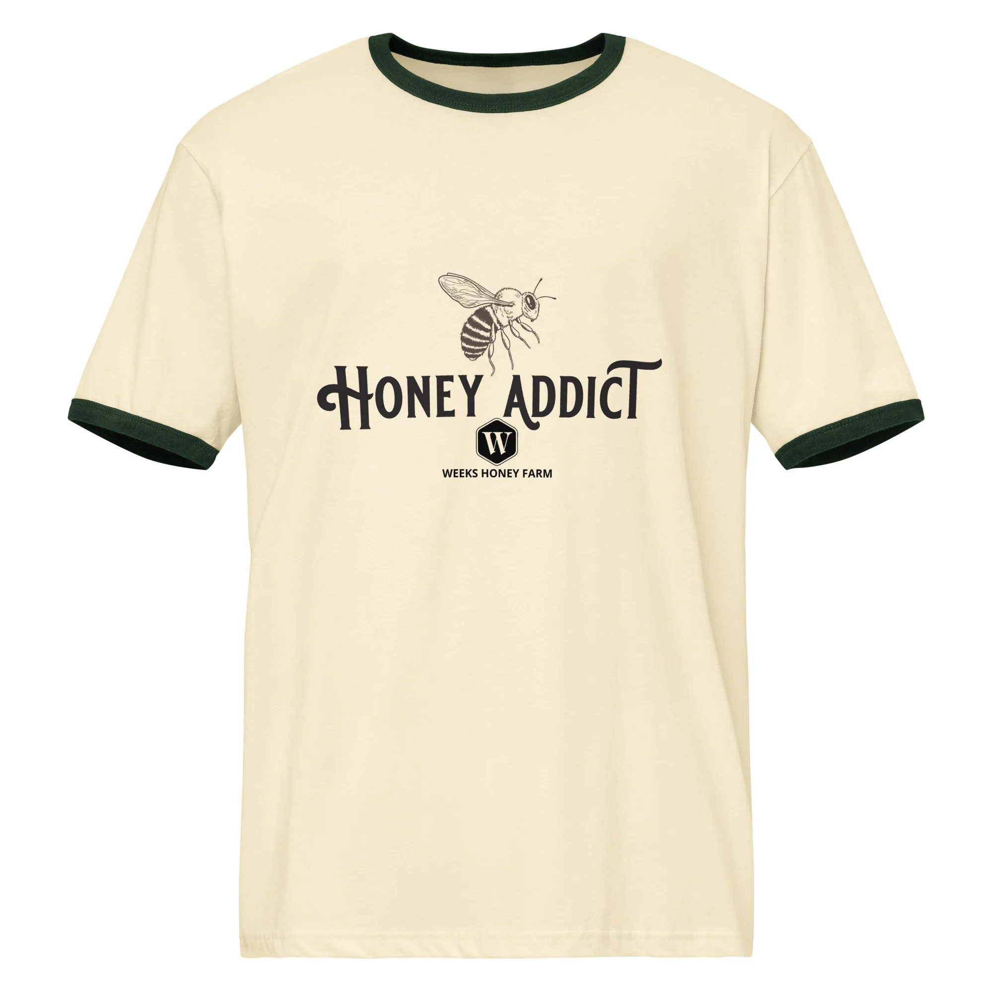 Honey Addict Soft Retro T-shirt is Perfect for Weekend Relaxing - Image 9