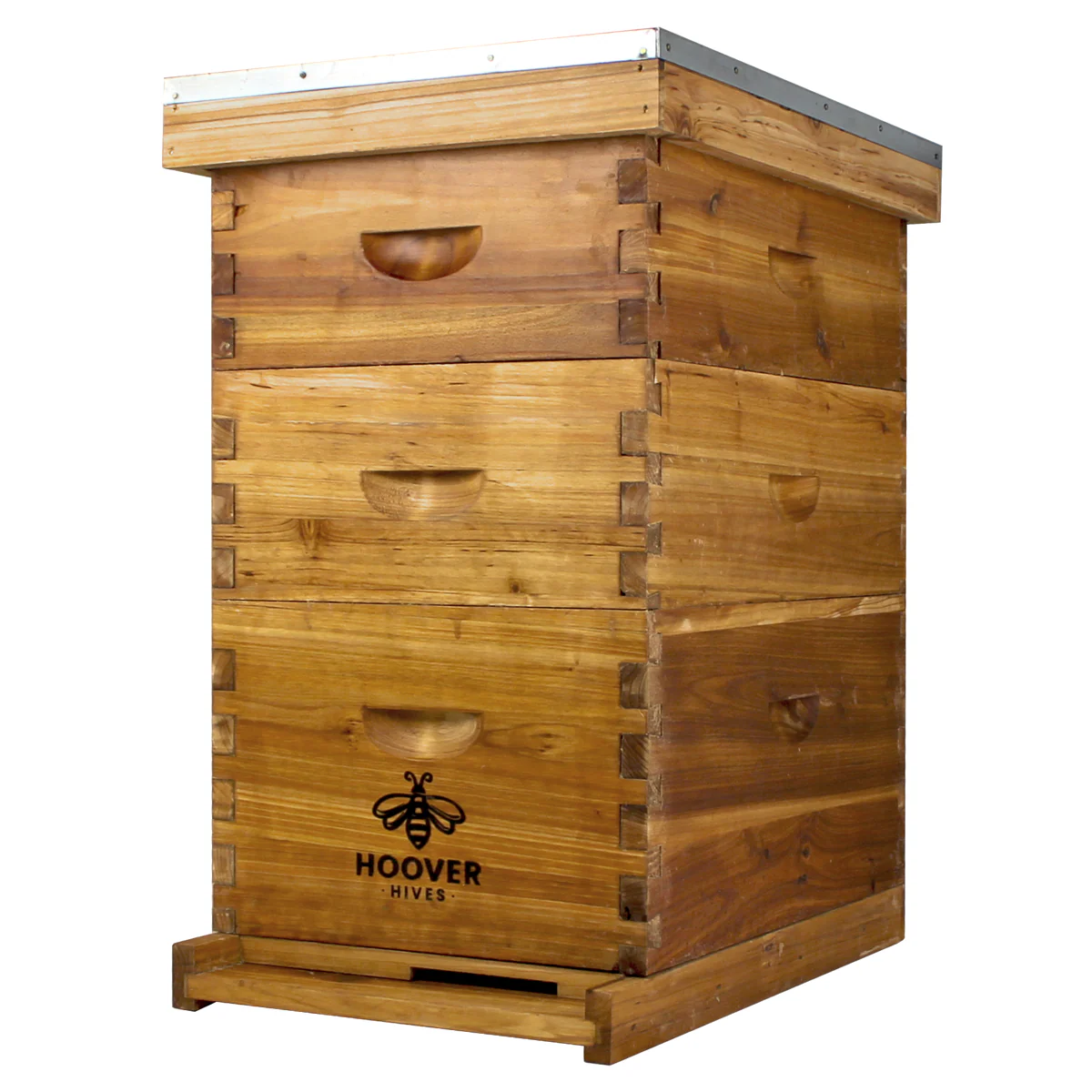 Wax-Coated 8-Frame Beehive – 1 Deep & 2 Mediums | Weeks Honey Farm