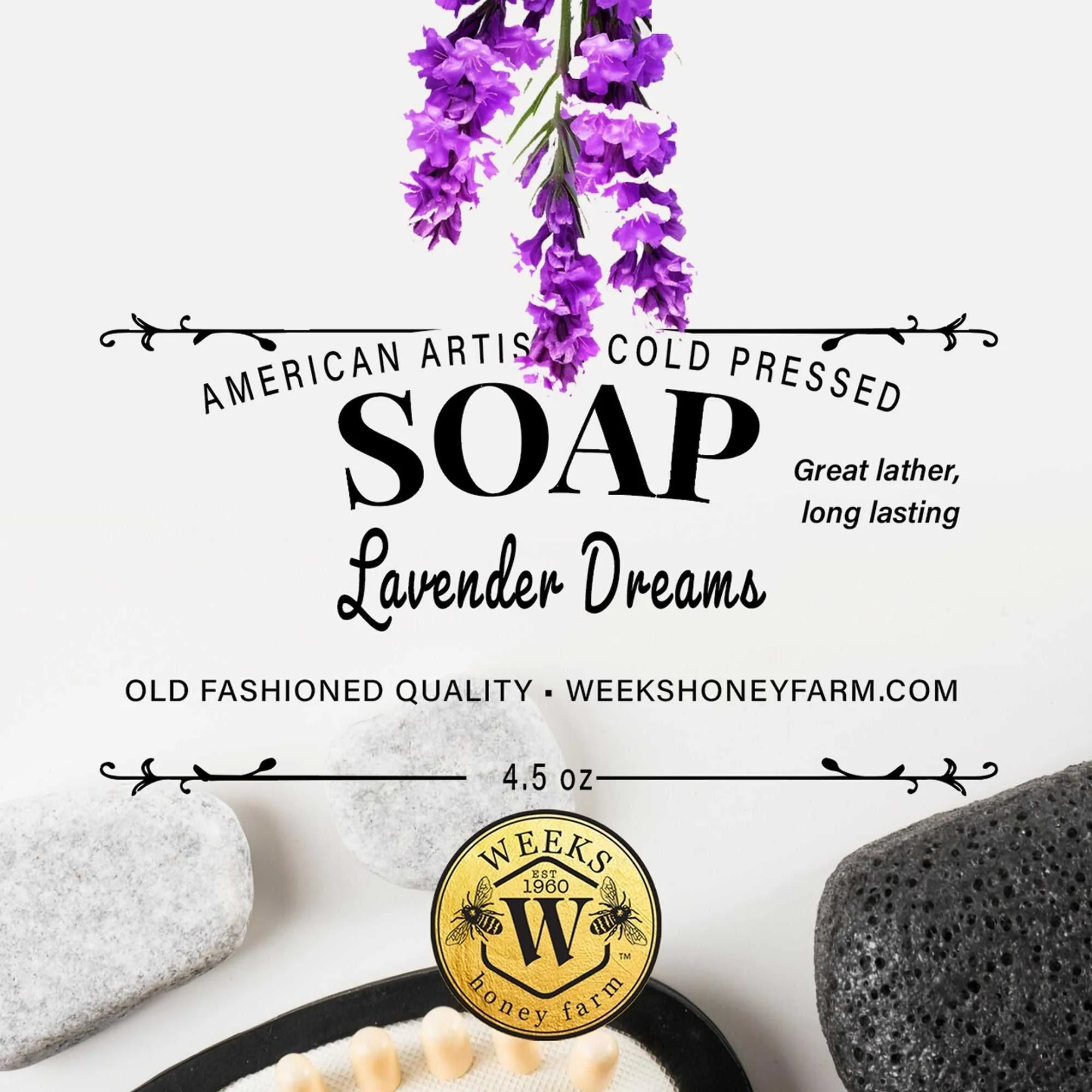 Handmade Cold Pressed Artisan Soaps- Assorted Fragrances, 4.5 oz Each - Image 5