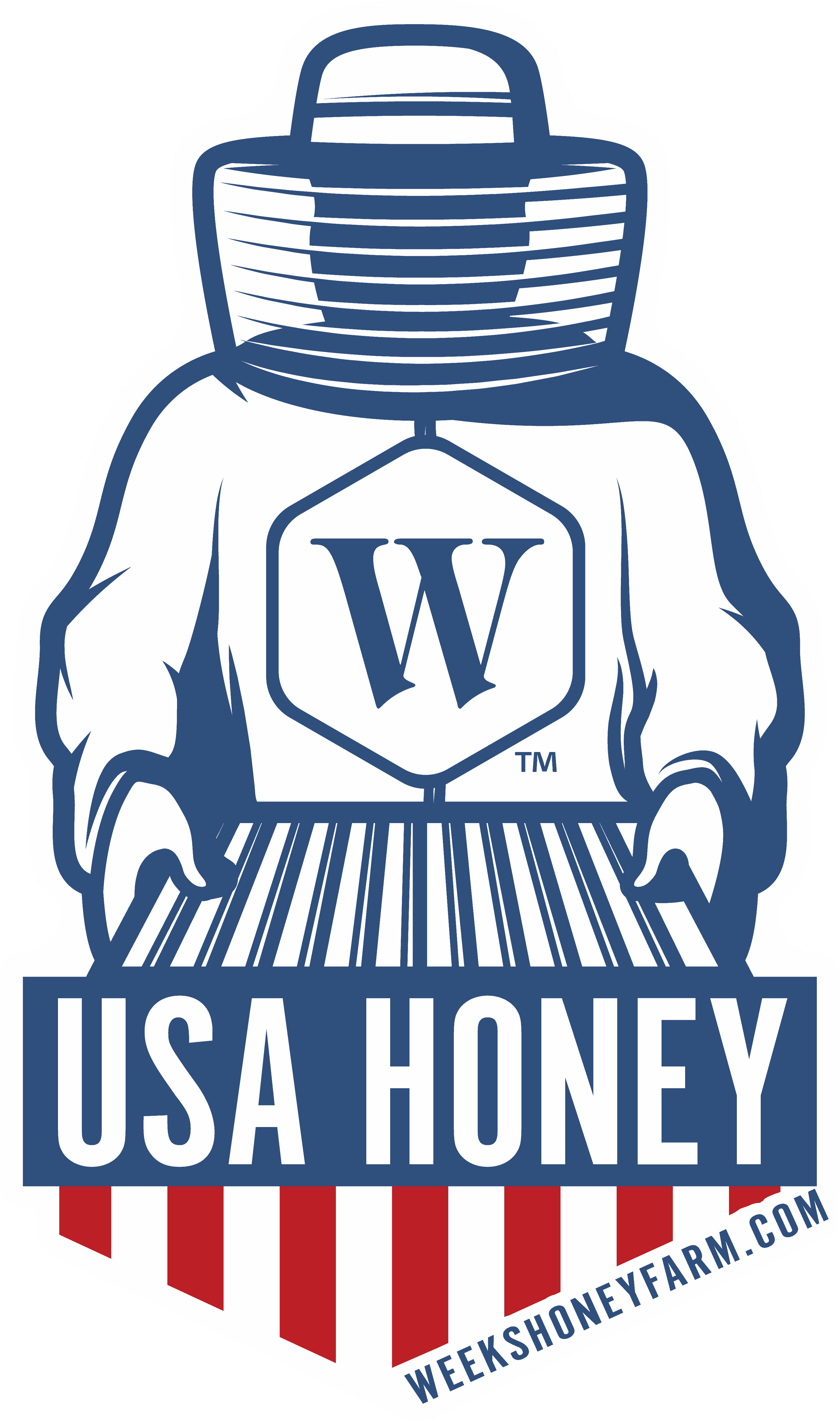 Support American Beekeepers! Weeks USA Honey - Bubble-free decals - Image 4
