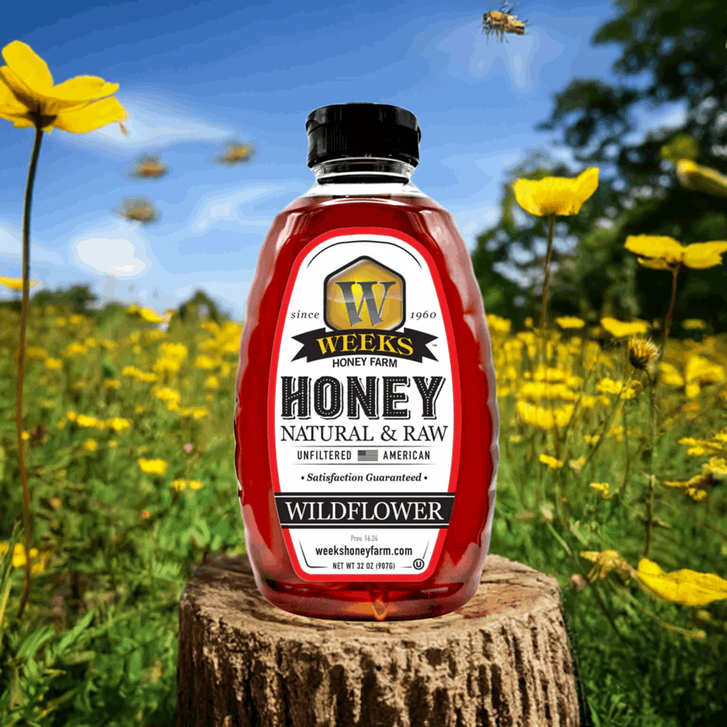 Georgia Wildflower Honey | 100% Raw & Pure – Weeks Honey Farm - Image 3
