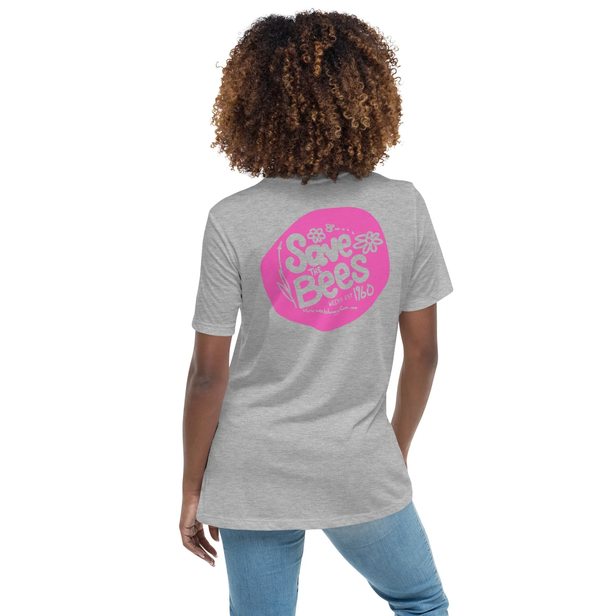 Weeks Save the Bees- Comfy Women's Relaxed T-Shirt - Image 10