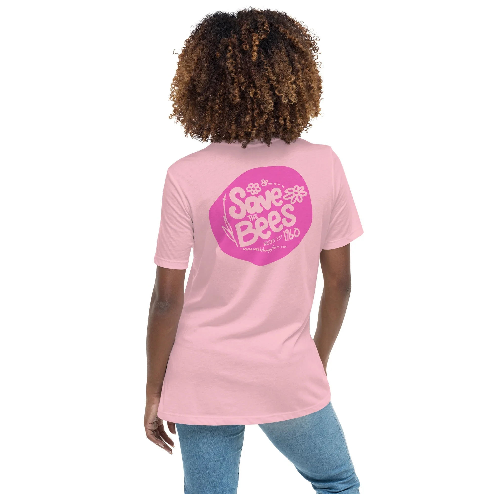 Weeks Save the Bees- Comfy Women's Relaxed T-Shirt - Image 11