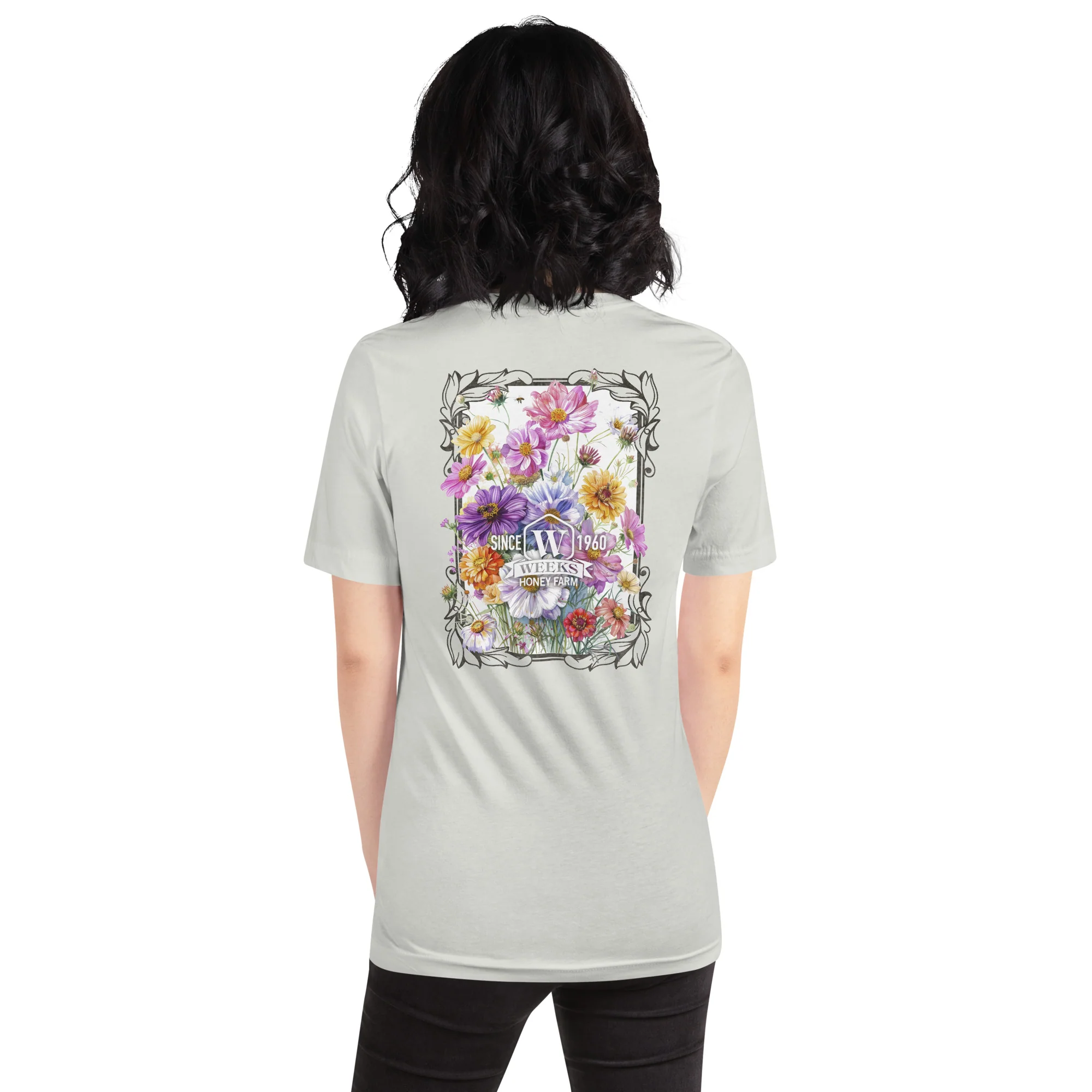 Womens Floral Wildflowers, 1960 Soft Fit T shirt - Image 16